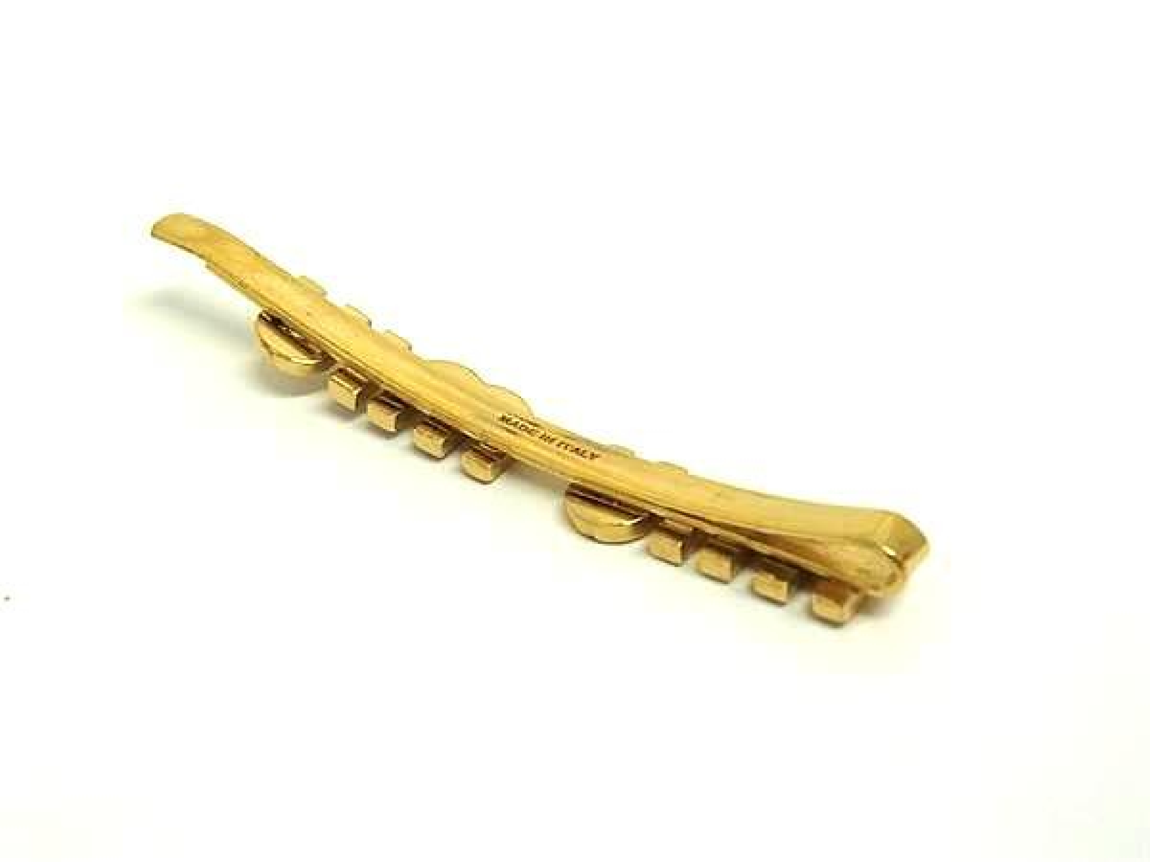 Hairpin Hair Clip for Women, Gold and Red Tones, HE2529 Hair Accessory — view 2