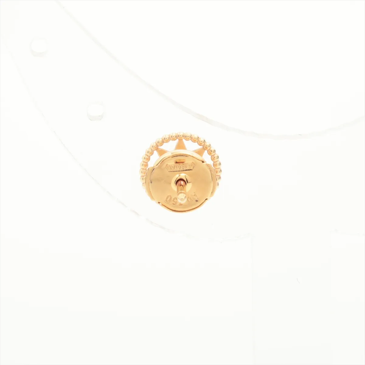 Rose des Vins Diamond Single Earrings 750(YG) 0.9g Small 576286 Post — view 2