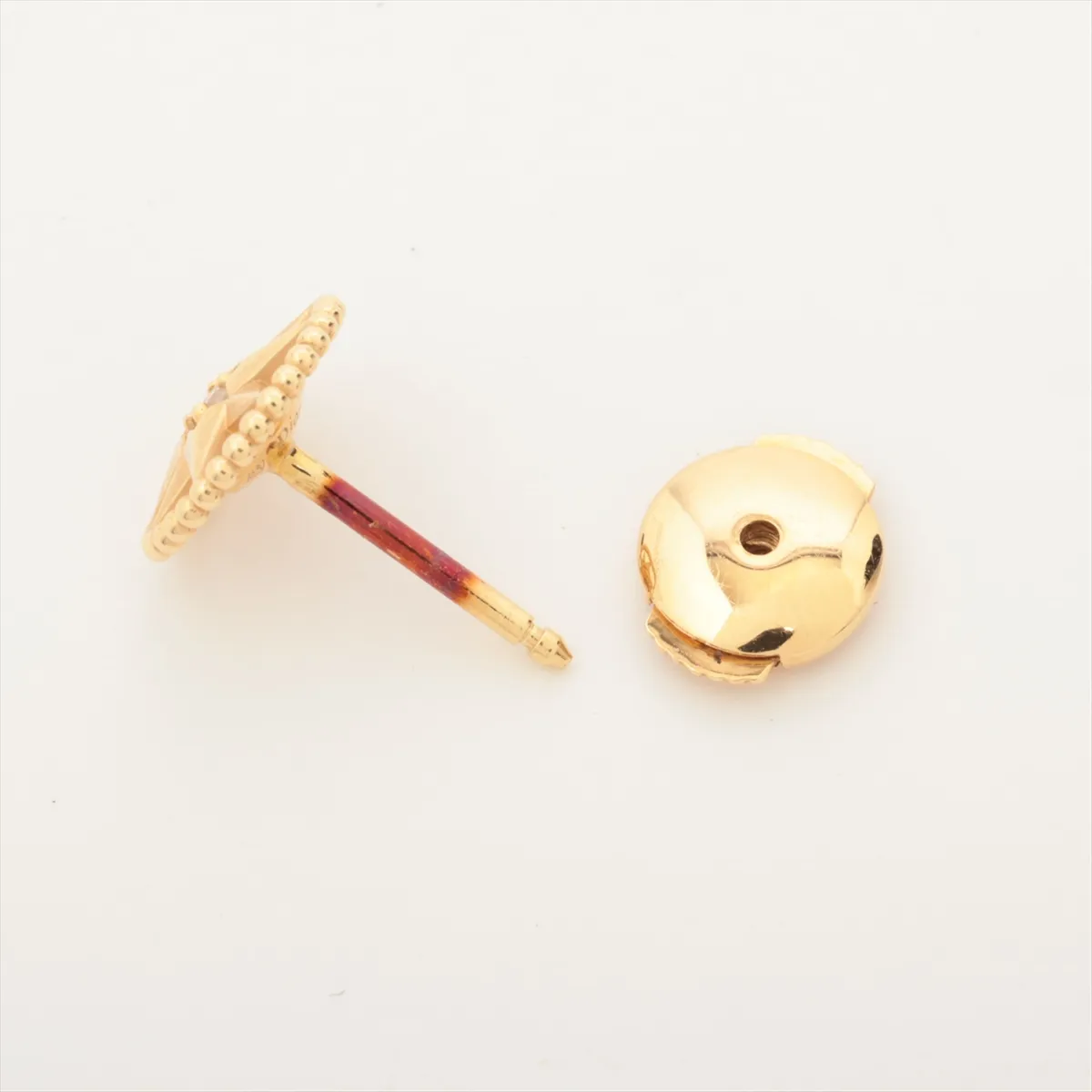 Rose des Vins Diamond Single Earrings 750(YG) 0.9g Small 576286 Post — view 4