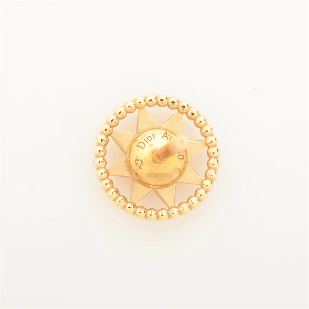 Rose des Vins Diamond Single Earrings 750(YG) 0.9g Small 576286 Post — view 5