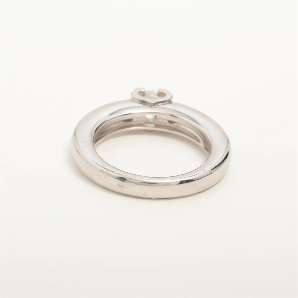 C de Cartier Solitaire Diamond Ring 750(WG) 8.7g 040 51 Diamond diameter approx. 4.59mm 11UF — view 2
