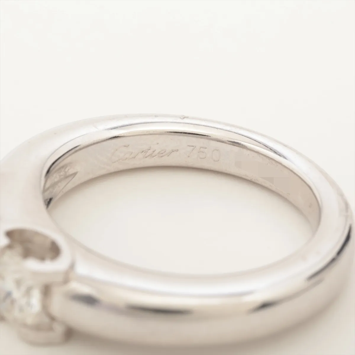 C de Cartier Solitaire Diamond Ring 750(WG) 8.7g 040 51 Diamond diameter approx. 4.59mm 11UF — view 3