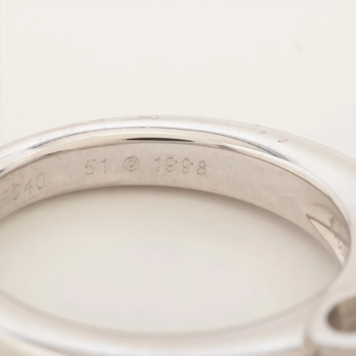 C de Cartier Solitaire Diamond Ring 750(WG) 8.7g 040 51 Diamond diameter approx. 4.59mm 11UF — view 4