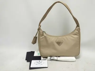 Nylon KR-Tessuto Nylon Handbag Beige 1NE515 Handbag