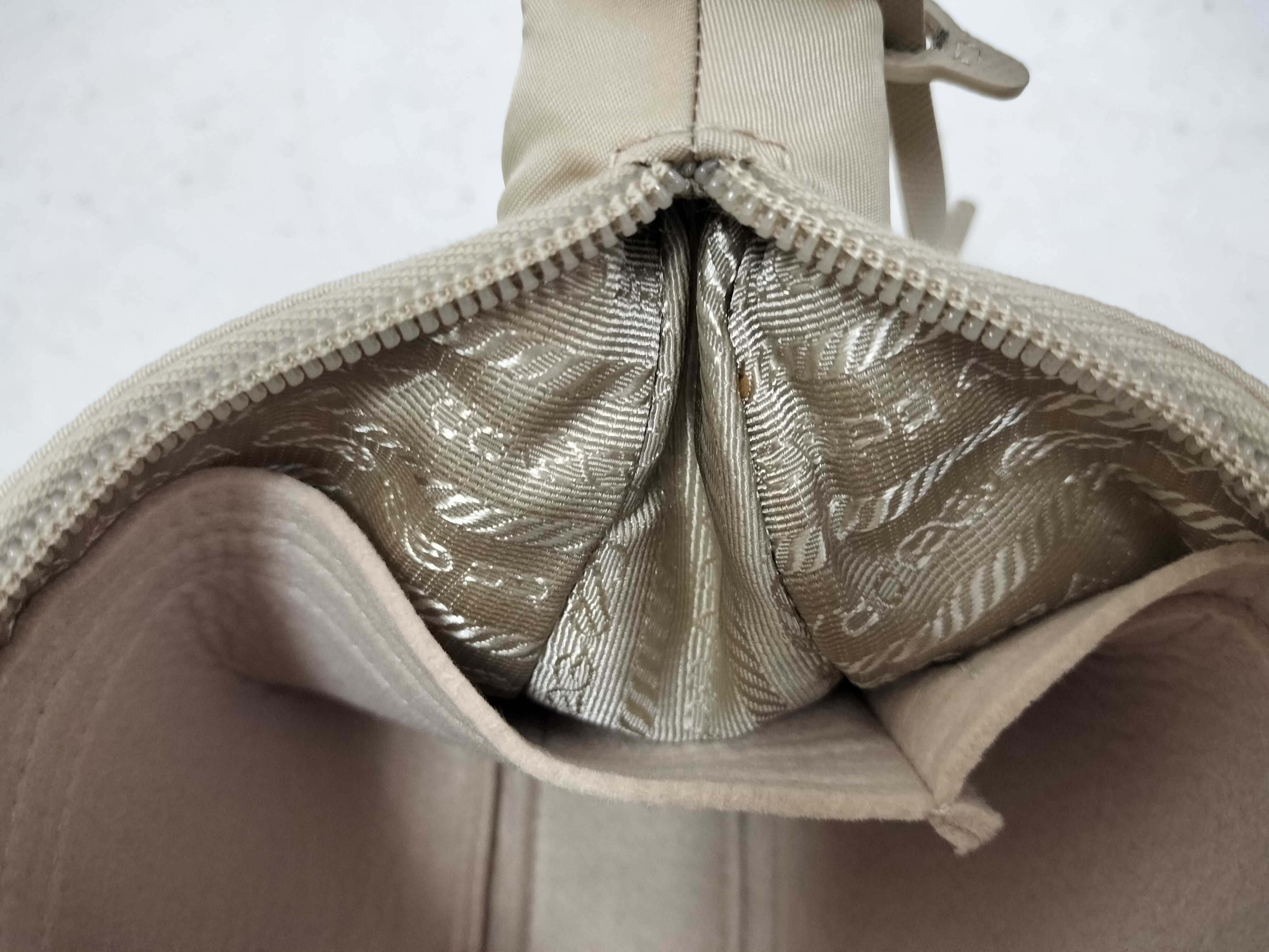 Nylon KR-Tessuto Nylon Handbag Beige 1NE515 Handbag — view 9