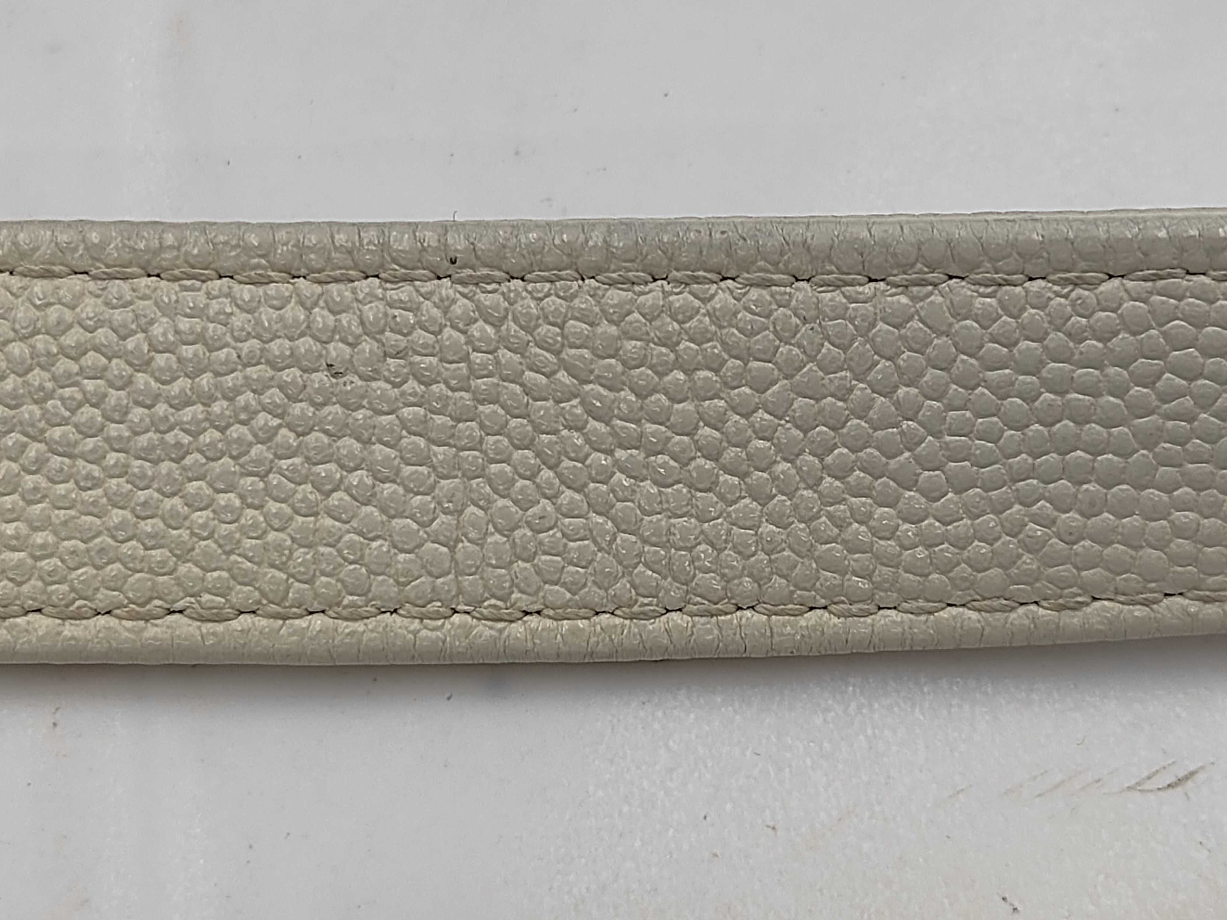 Boy Chanel 20 Chain Shoulder Bag, Caviar Leather, White Shoulder Bag — view 4