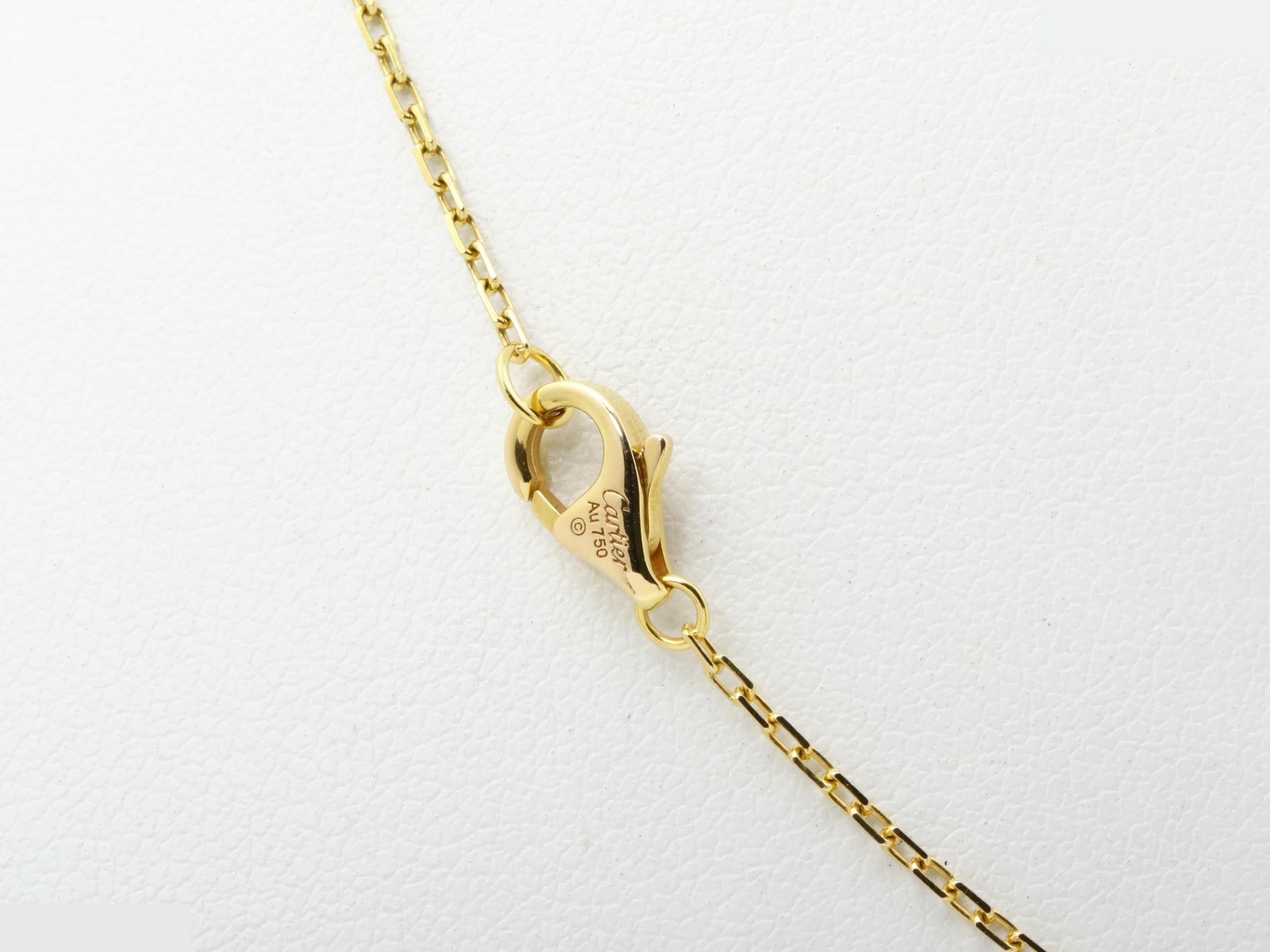 Trinity 750 Diamond Necklace, 2.8g, K18 Gold, 40cm — view 5