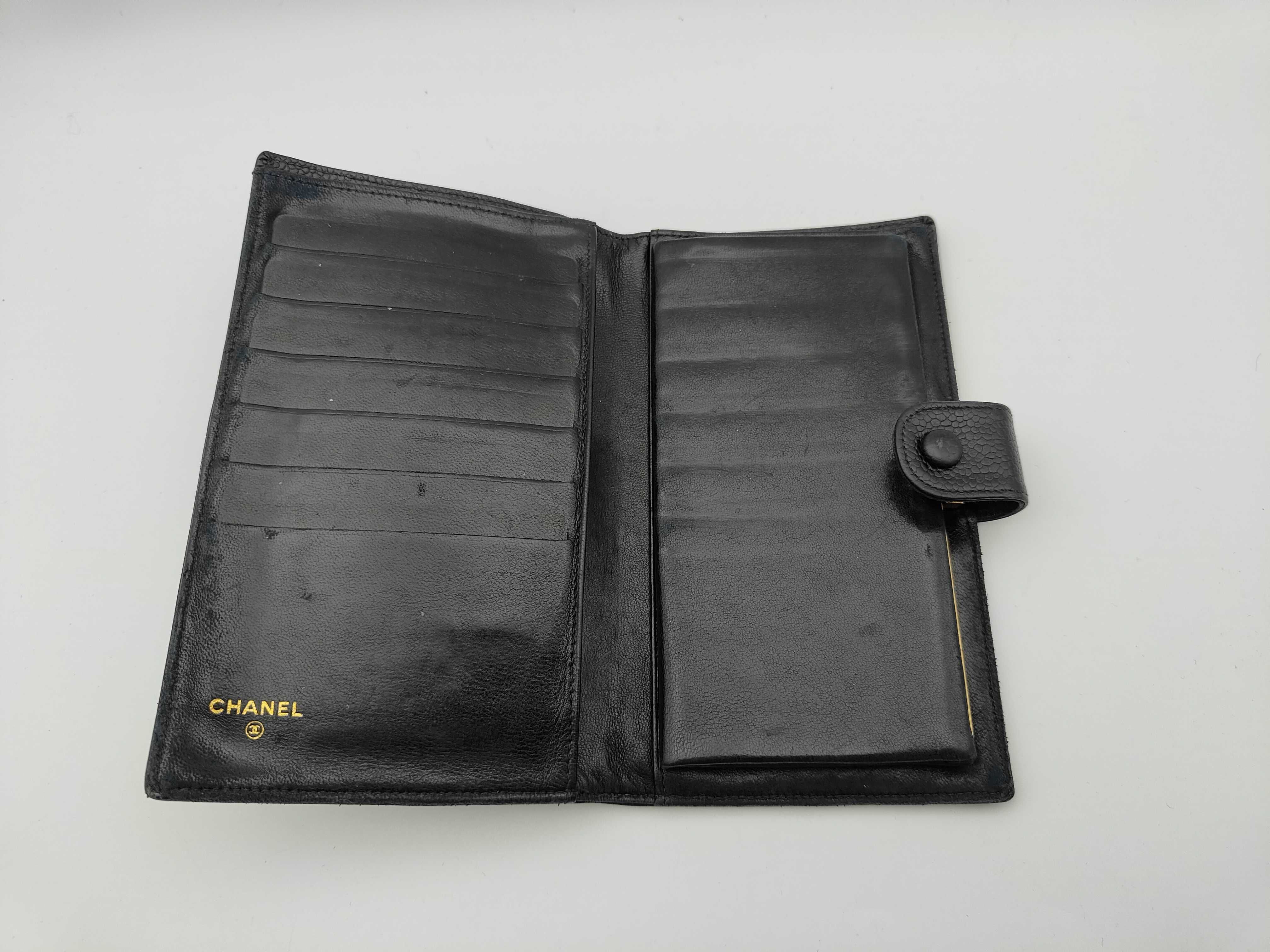 Caviar Skin Chanel Clasp Wallet — view 4