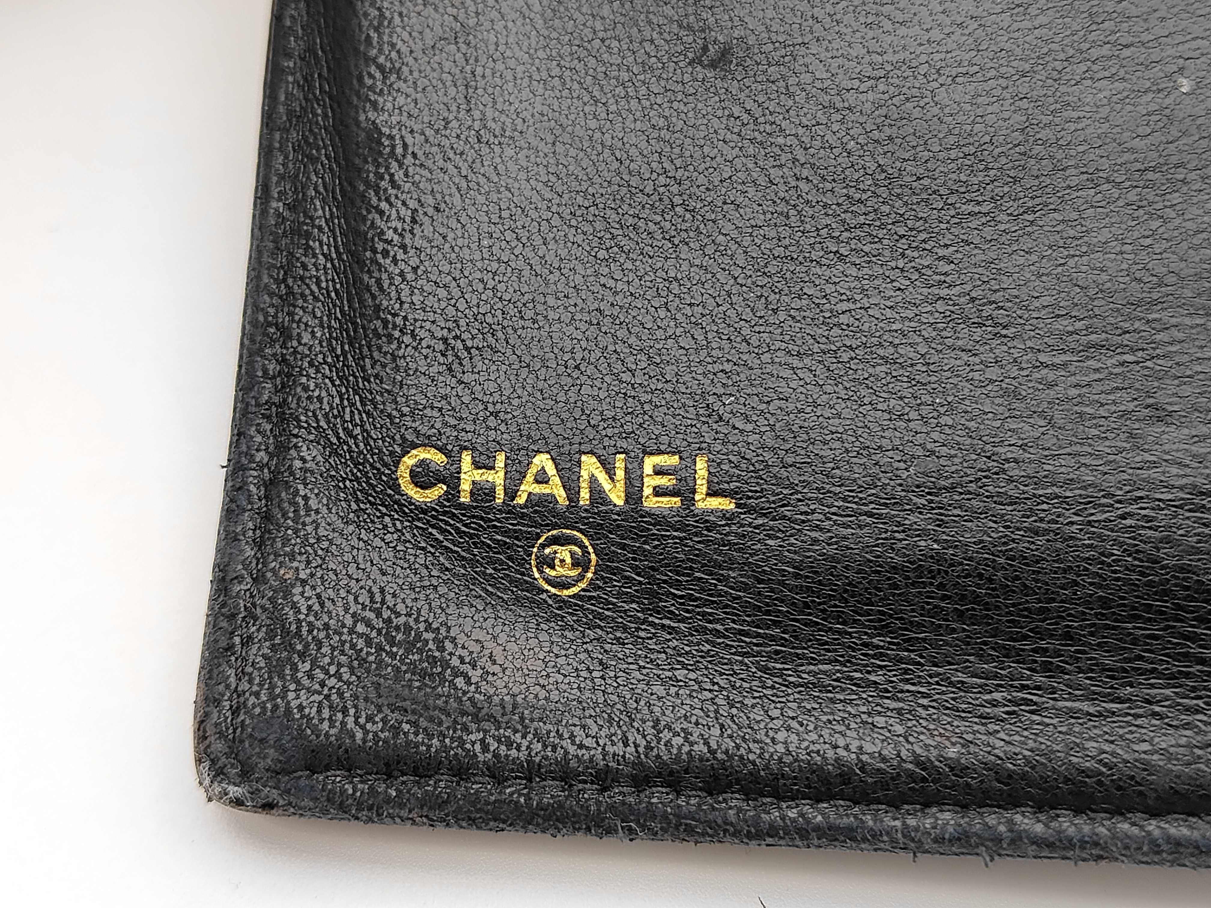 Caviar Skin Chanel Clasp Wallet — view 8