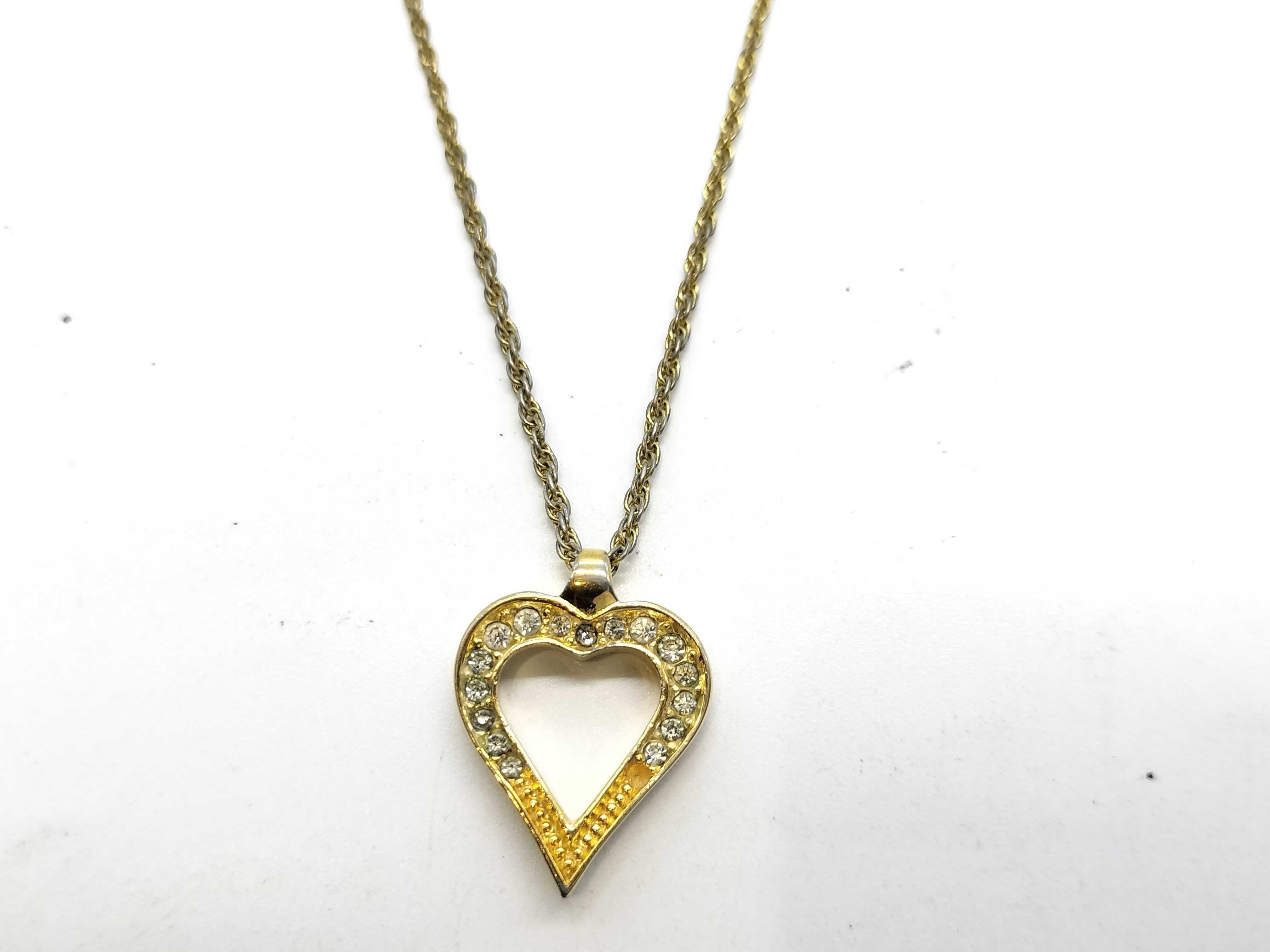 Heart Rhinestone Necklace