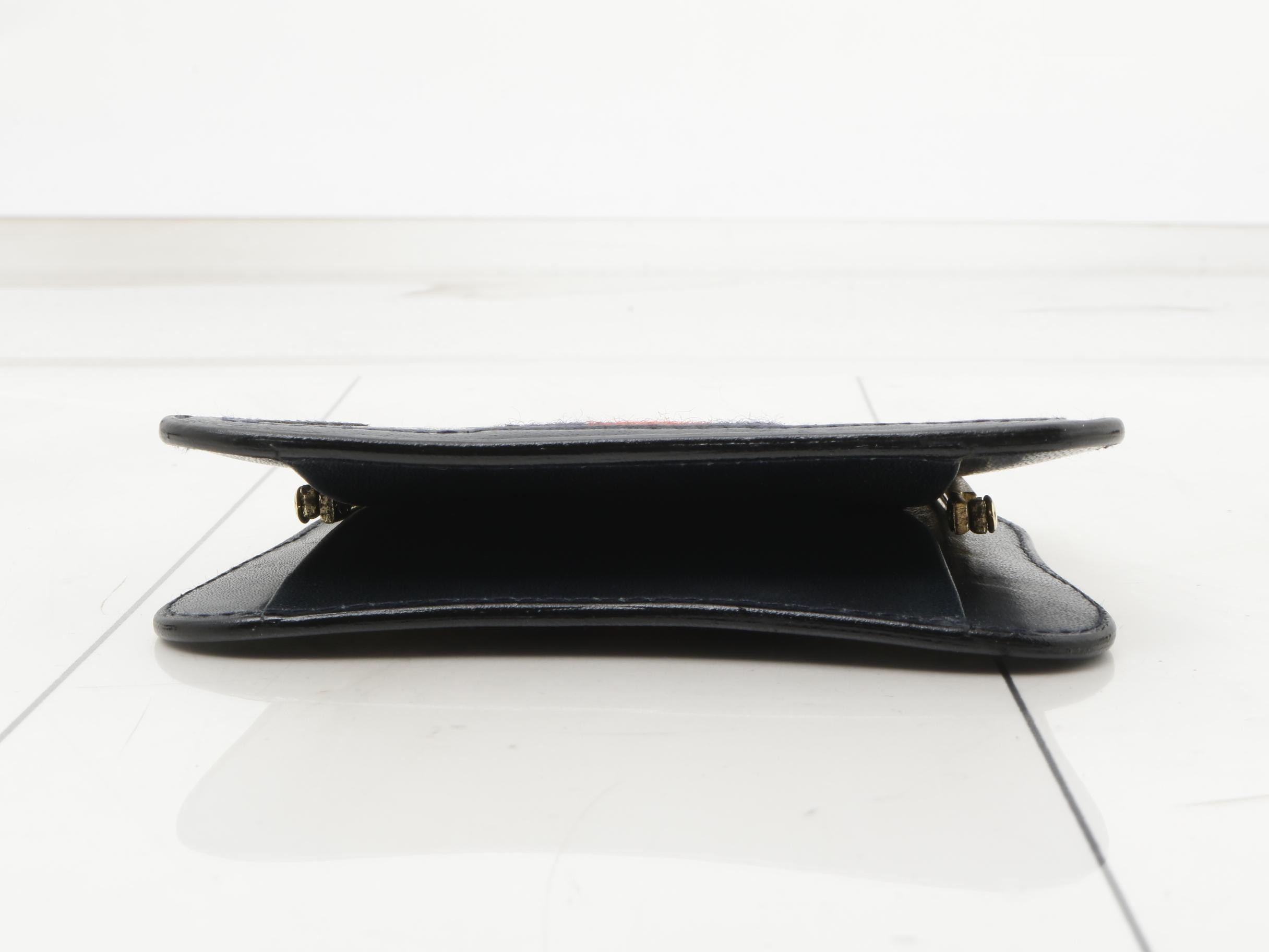 GG Supreme Coin Case, Web Line, Navy — view 3