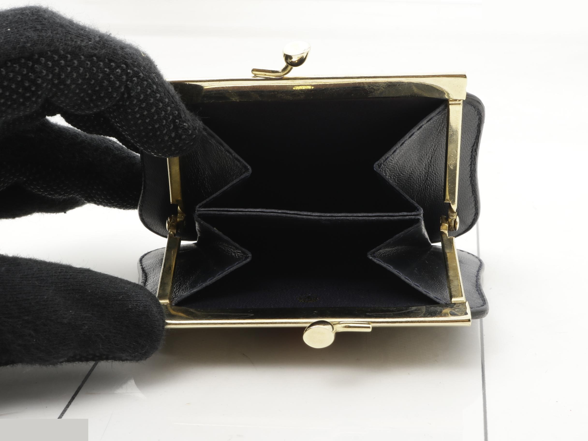 GG Supreme Coin Case, Web Line, Navy — view 4