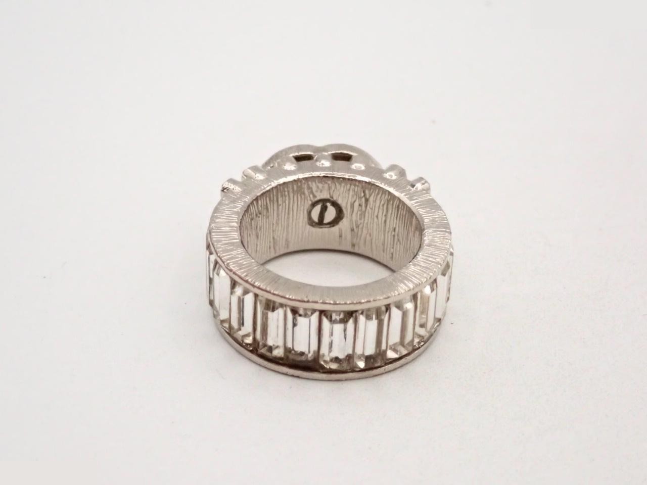 Ring with Coco Mark, Stainless Steel — view 2