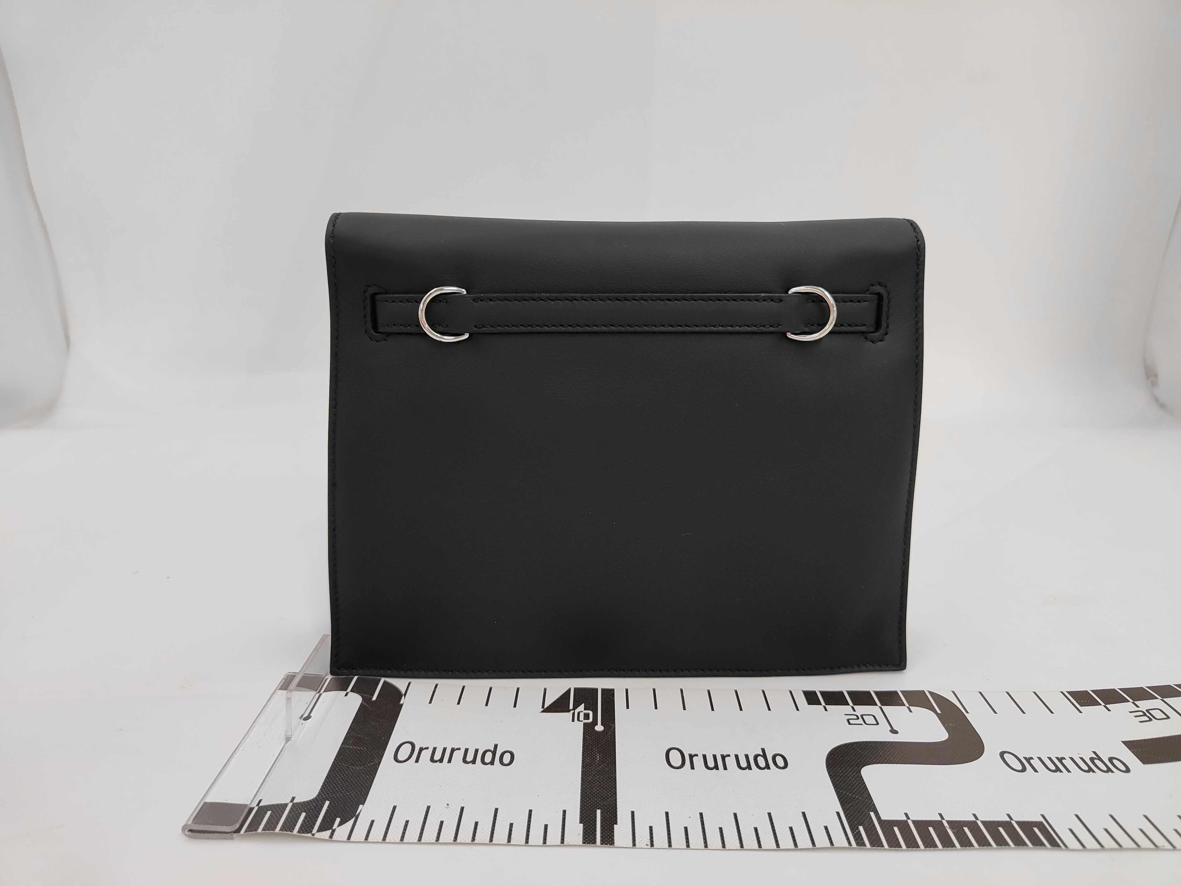 Kelly Dance Swift bag, black, silver hardware, G stamp. — view 2