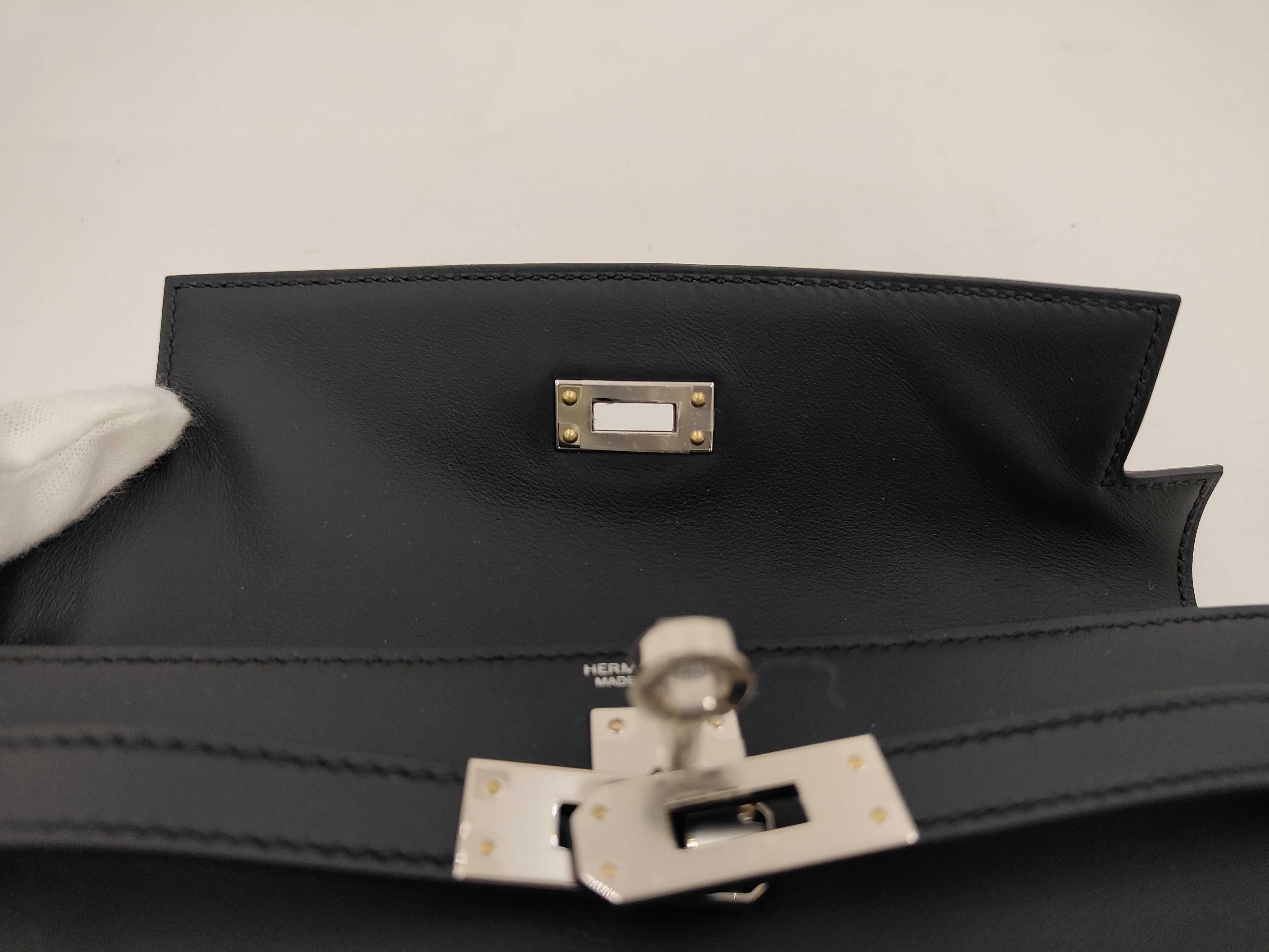 Kelly Dance Swift bag, black, silver hardware, G stamp. — view 8