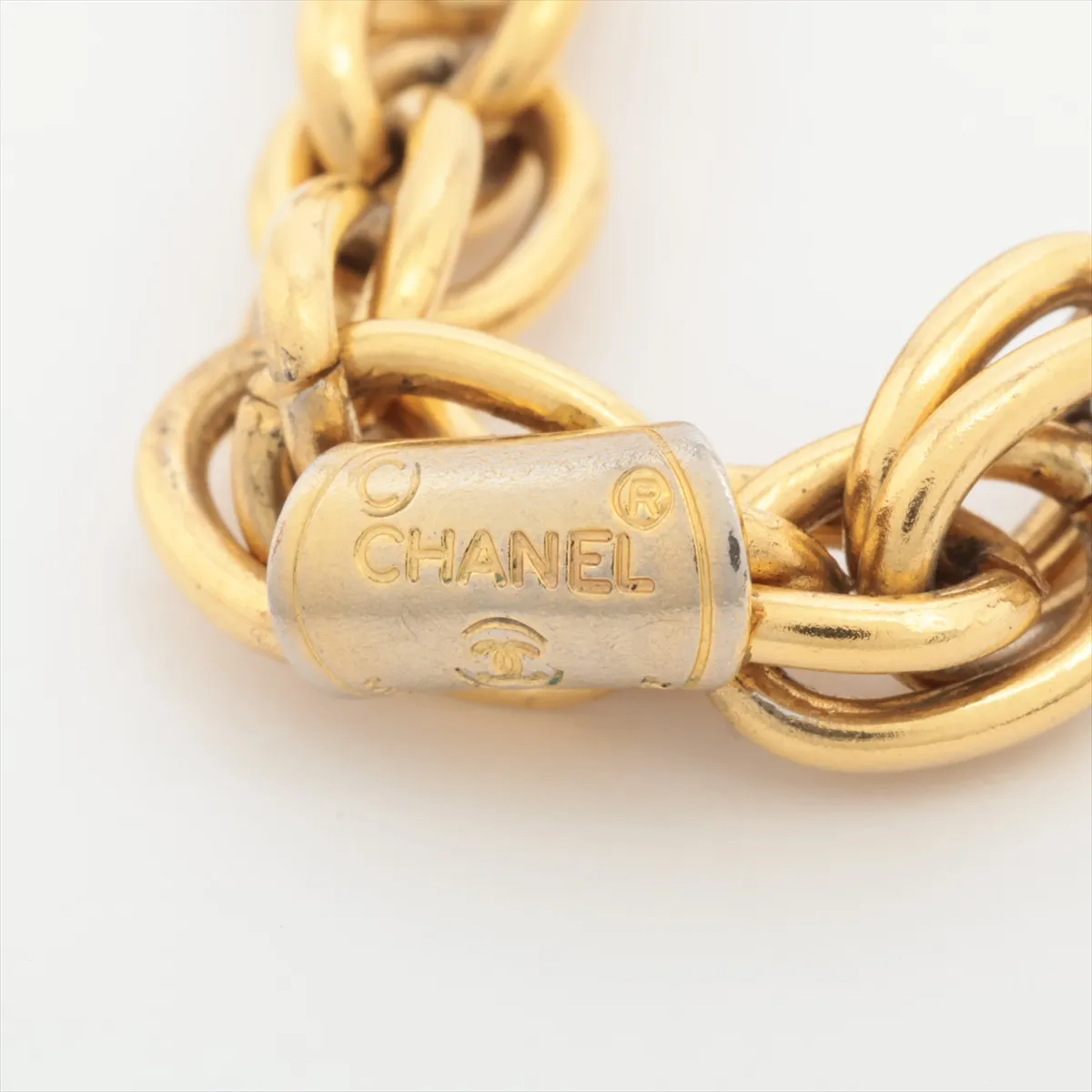 Cocomark Necklace GP x Rhinestone Gold — view 4