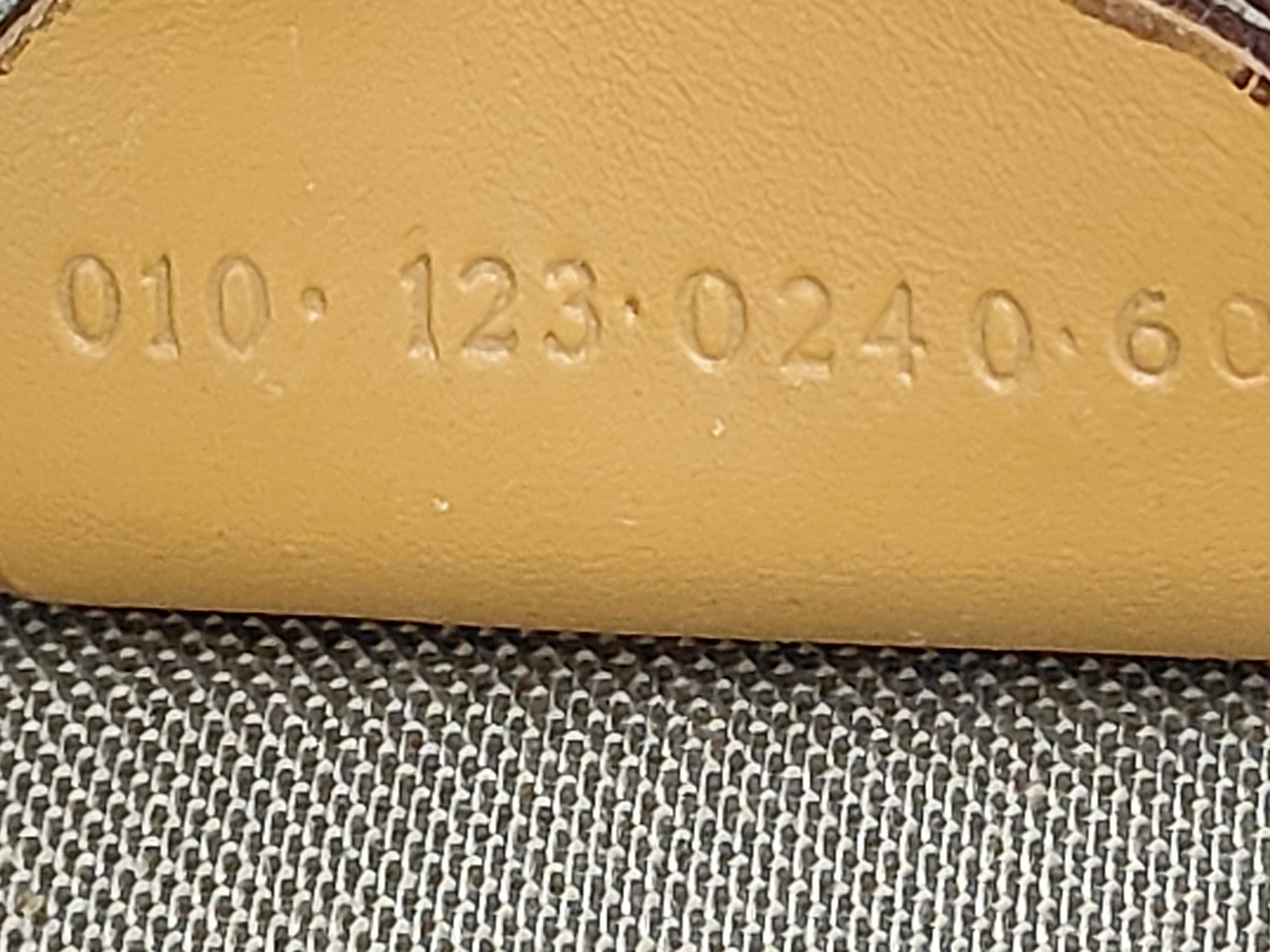 GG Canvas Old Gucci Sherry Line PVC Boston Bag Brown Boston Bag — view 10