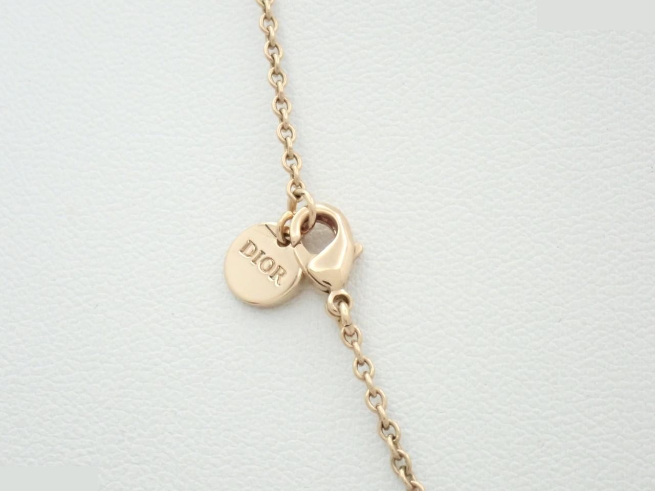 Claire D'Dune necklace, gold plated, chain approximately 48cm. — view 2