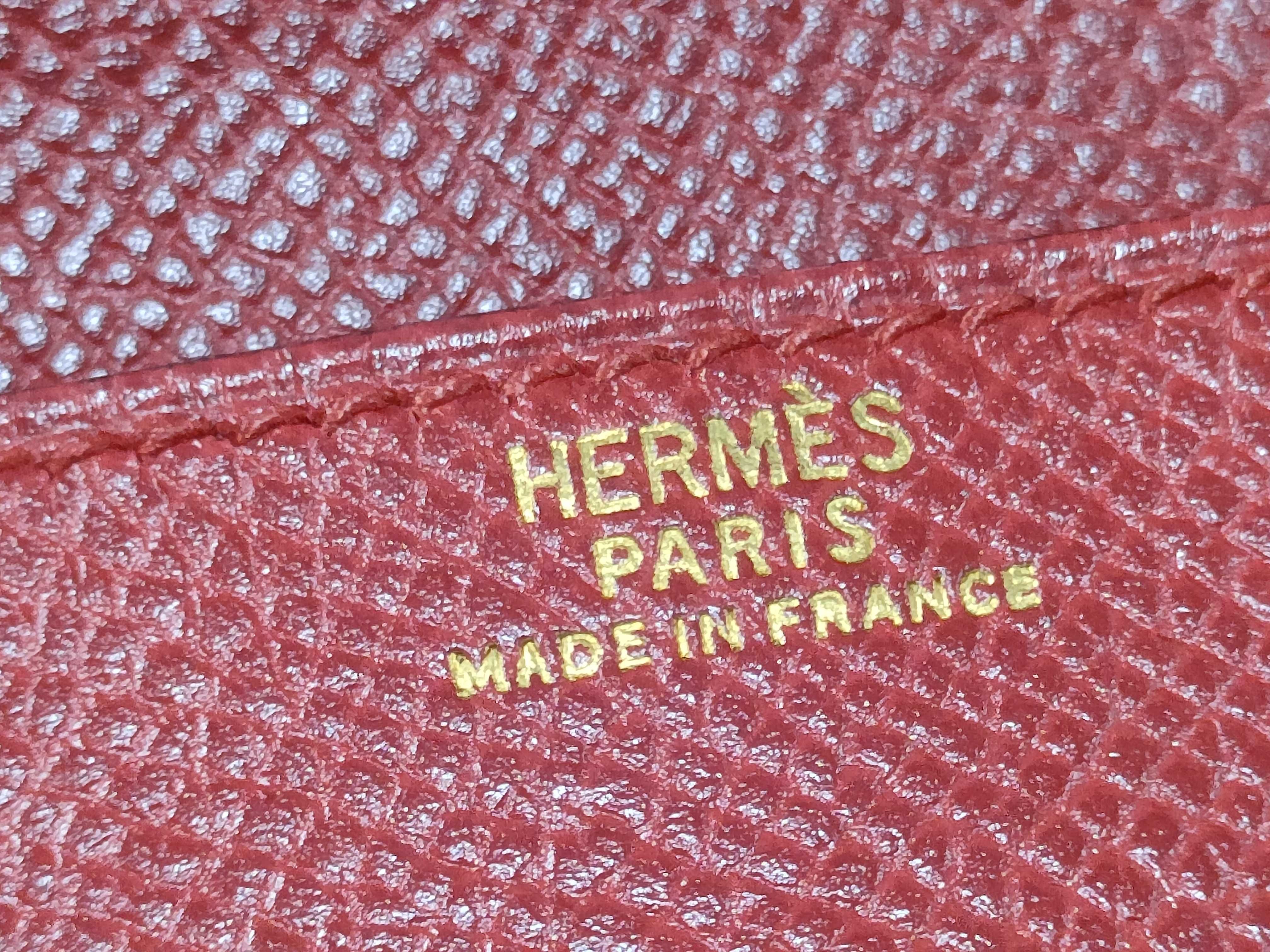 Pochette Green Courchevel Leather Red Gold Hardware T: 1990 Waist Bag — view 11