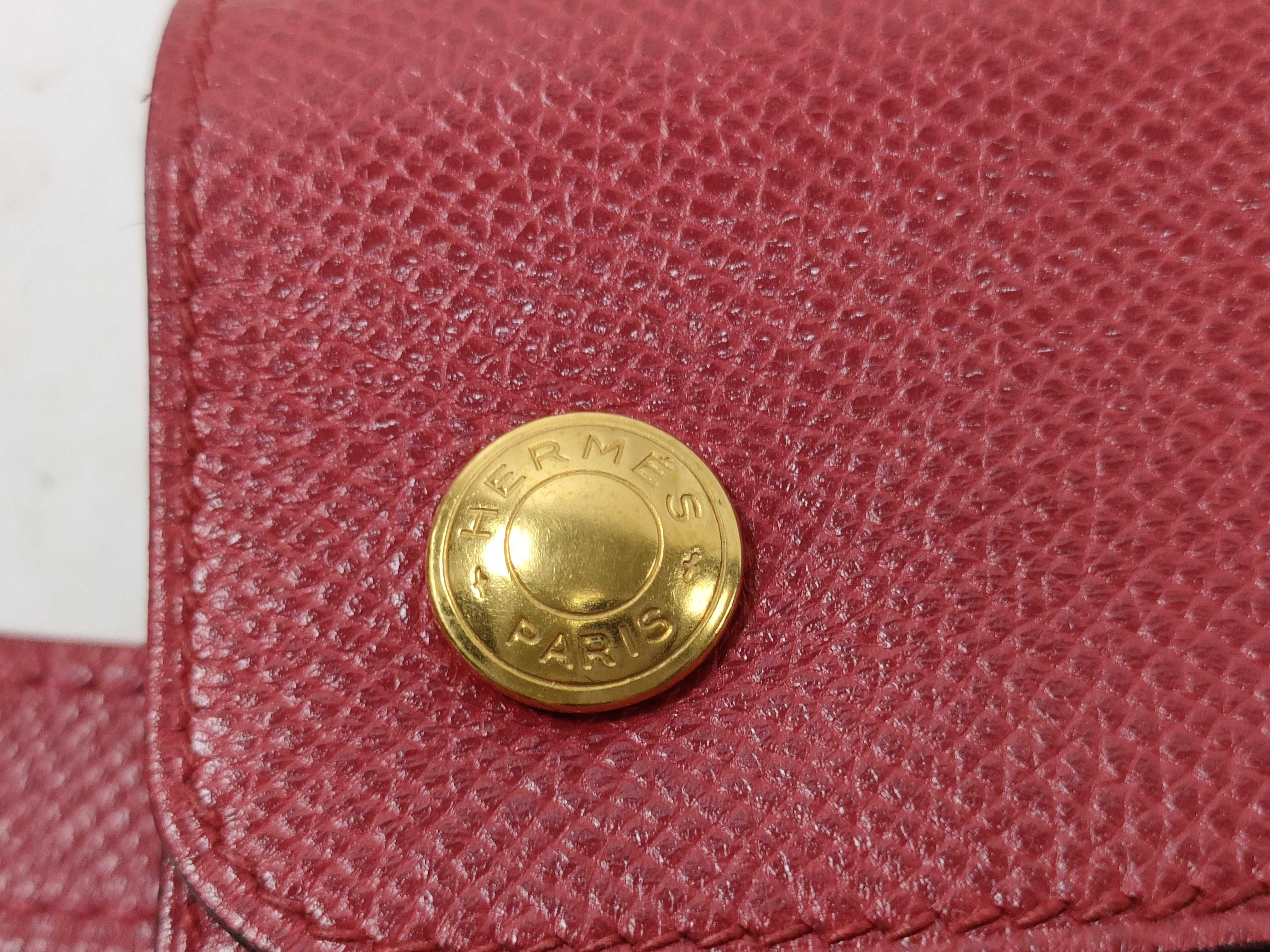 Pochette Green Courchevel Leather Red Gold Hardware T: 1990 Waist Bag — view 7
