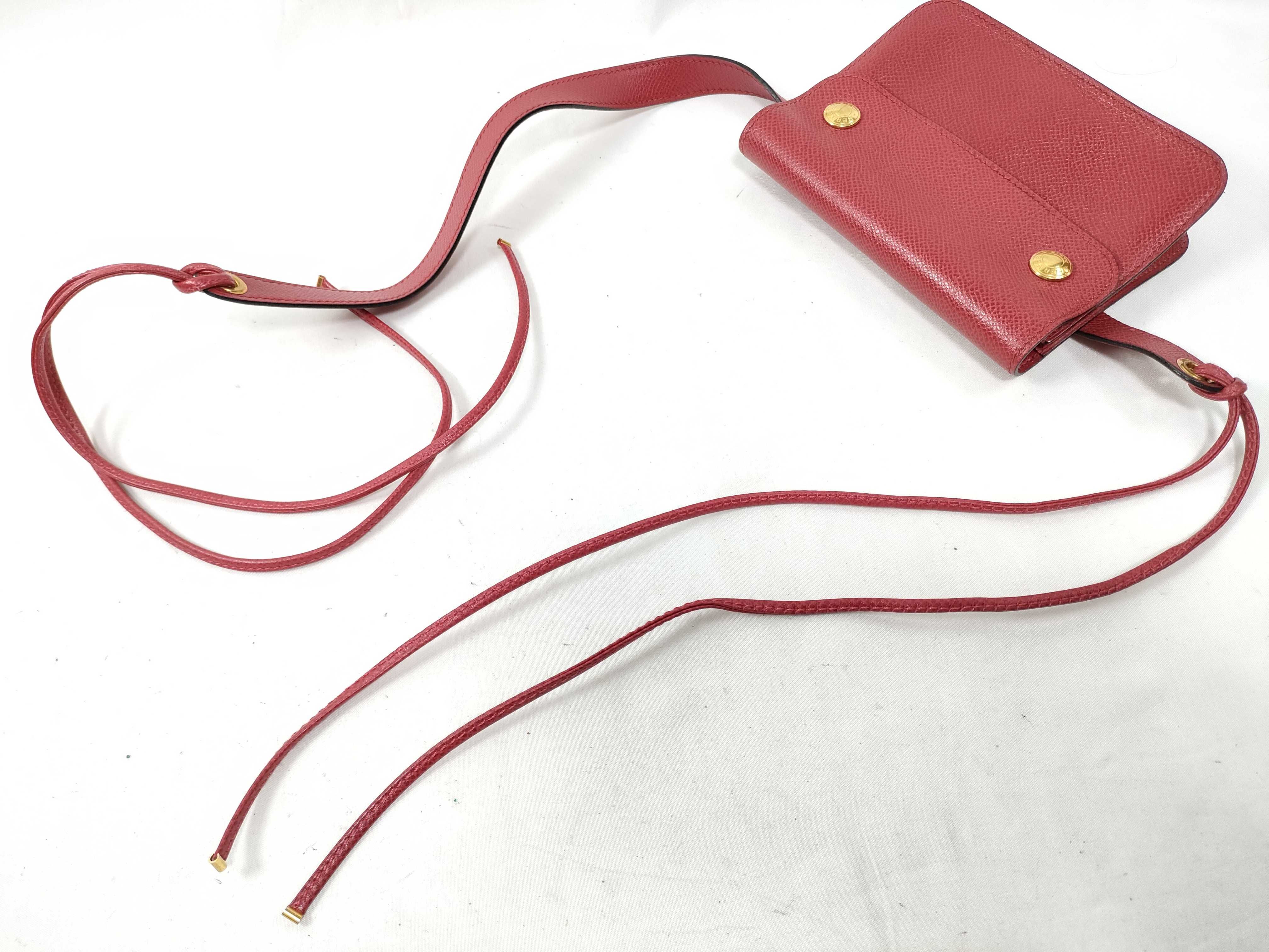 Pochette Green Courchevel Leather Red Gold Hardware T: 1990 Waist Bag — view 8