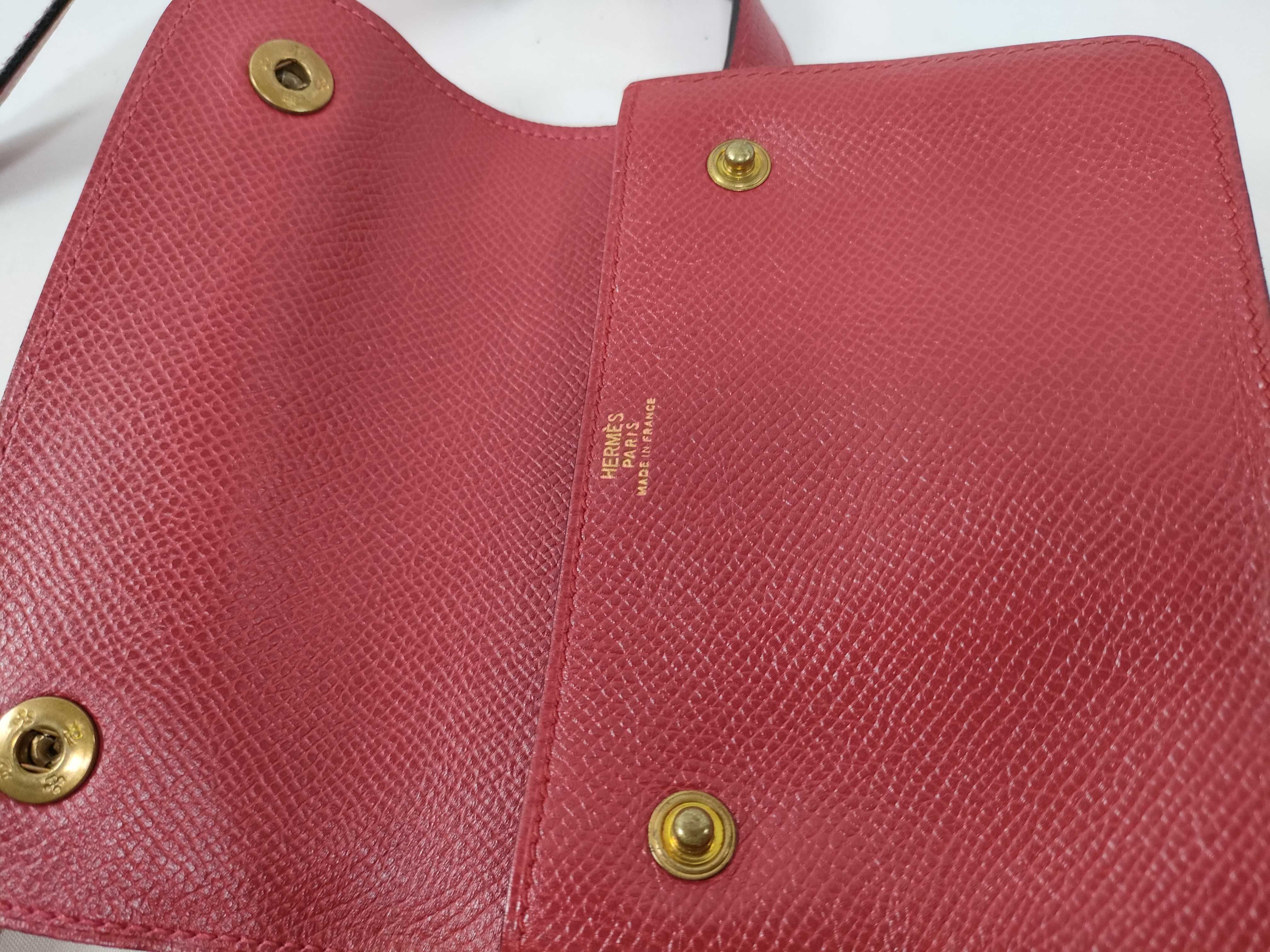 Pochette Green Courchevel Leather Red Gold Hardware T: 1990 Waist Bag — view 9