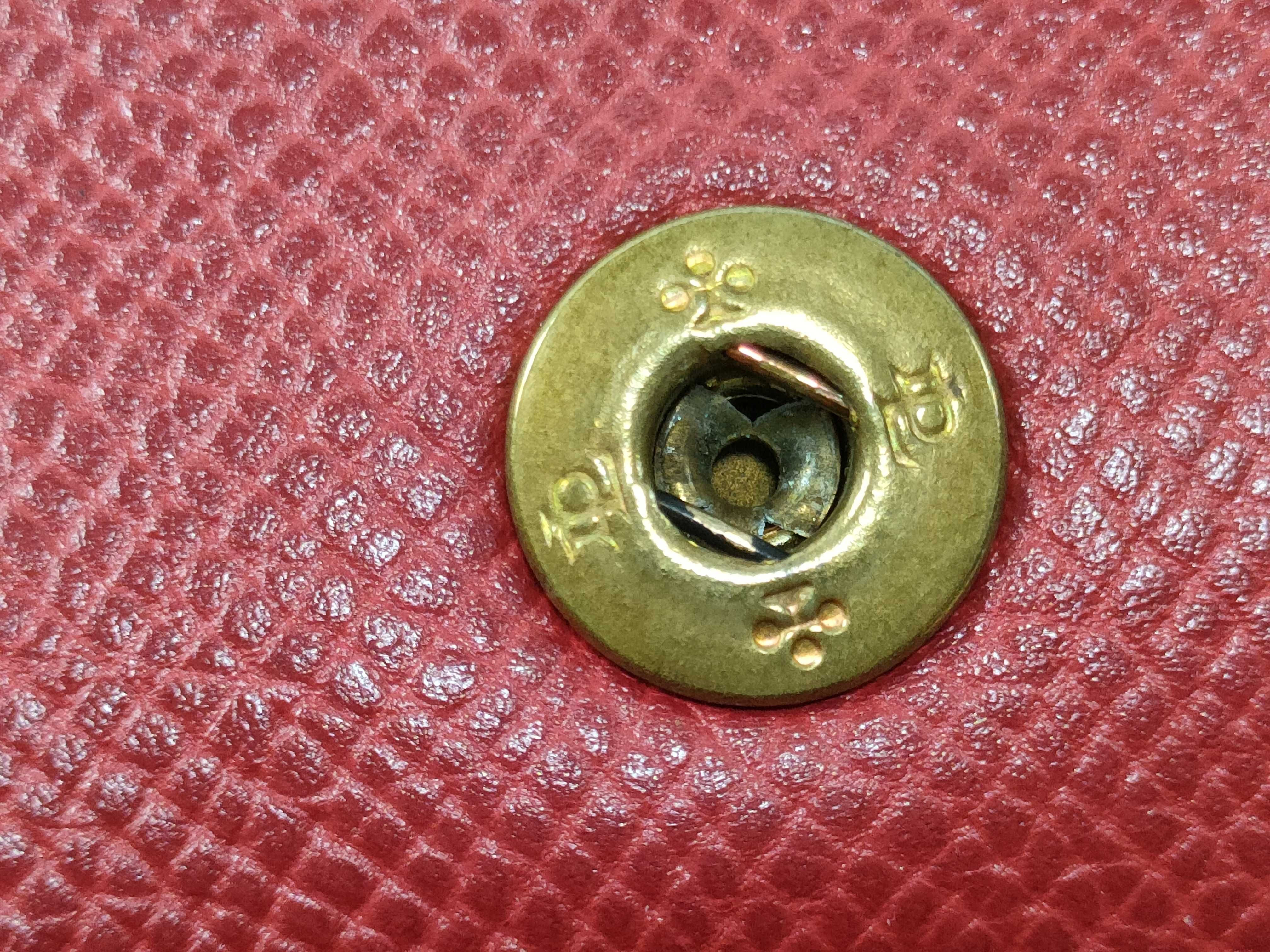 Pochette Green Courchevel Leather Red Gold Hardware T: 1990 Waist Bag — view 10