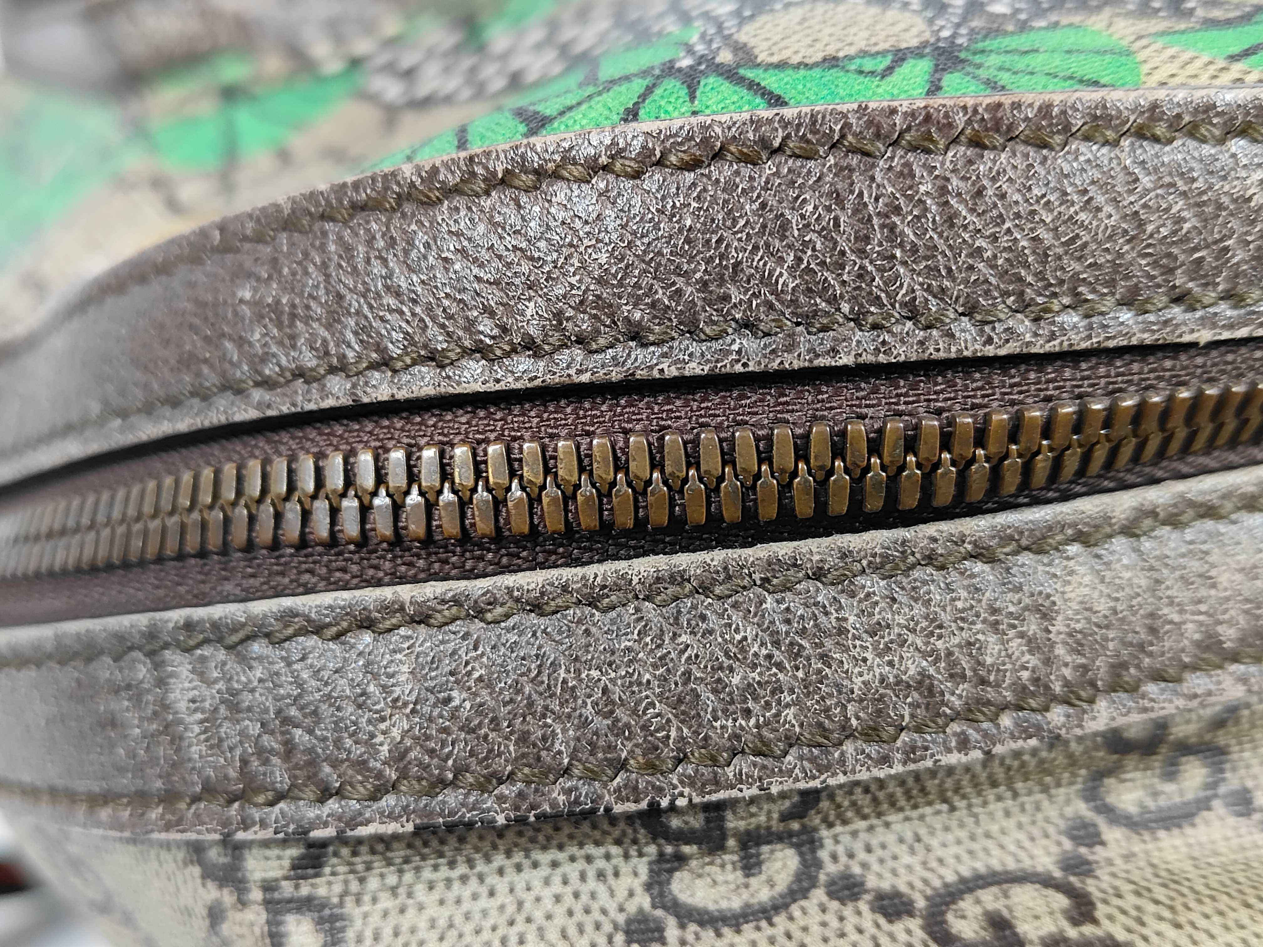 GG Supreme Woody Brown x Multicolor Backpack — view 7