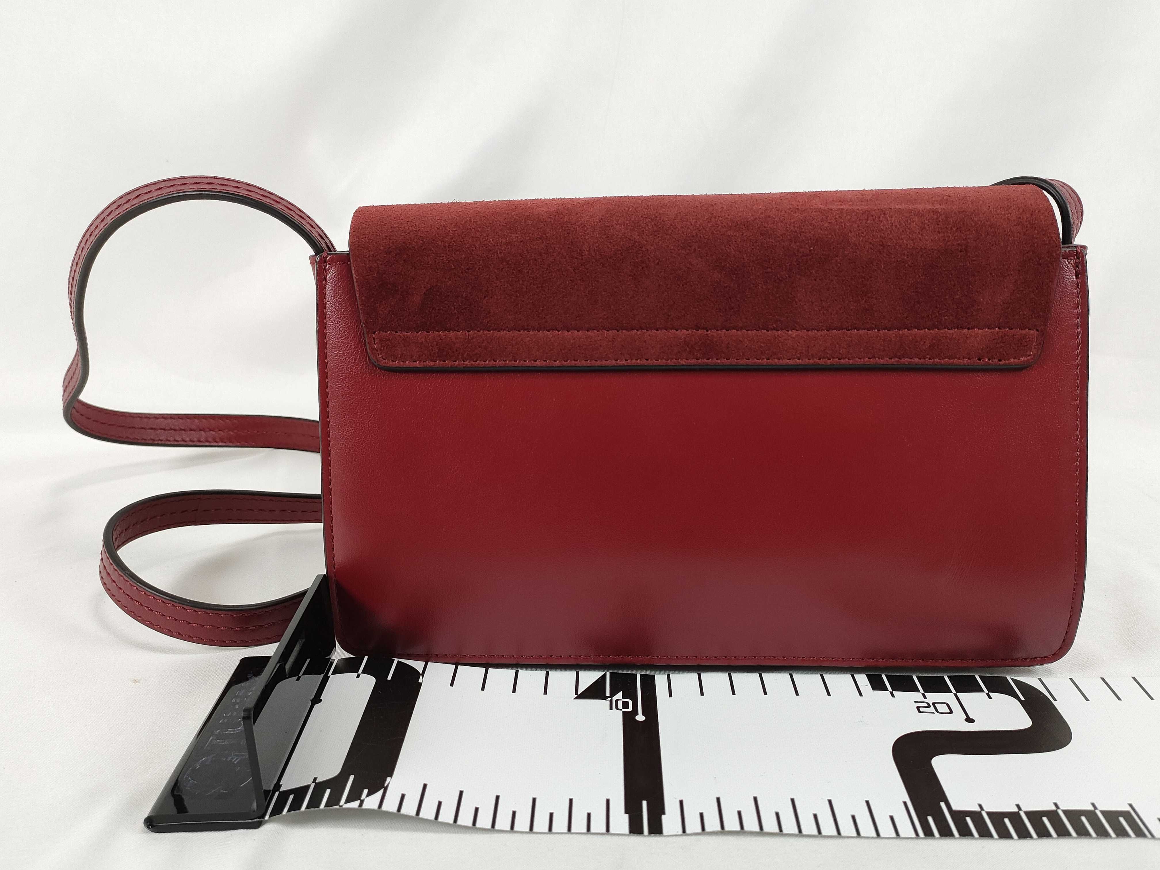 red leather Faye shoulder bag — view 2
