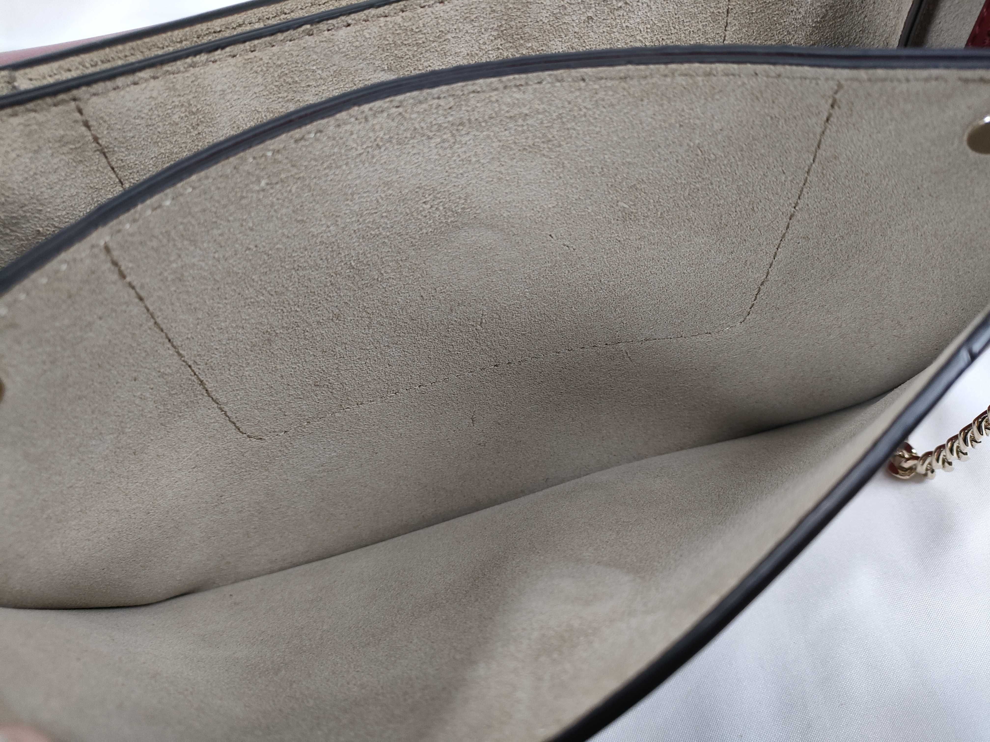 red leather Faye shoulder bag — view 11