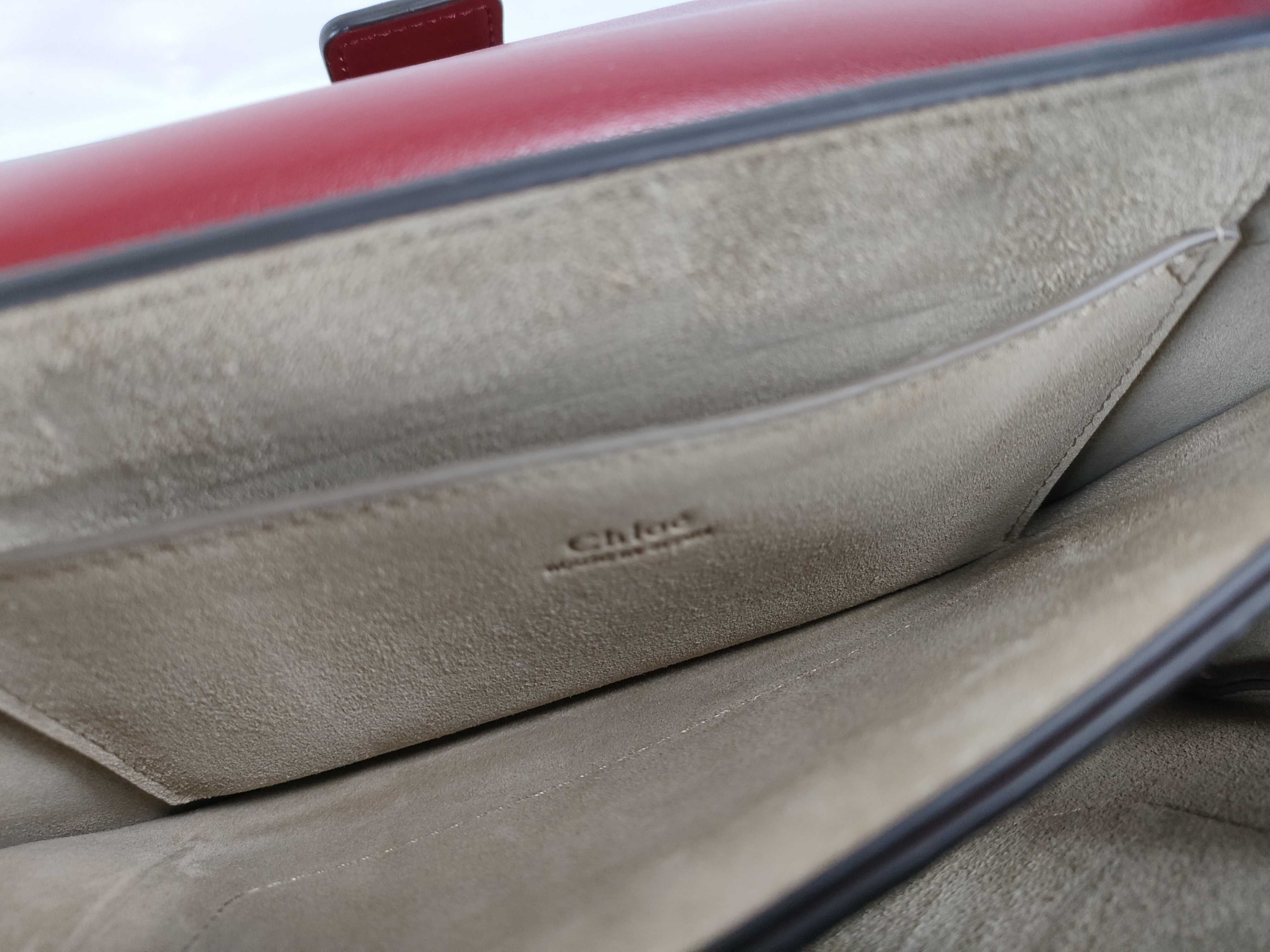 red leather Faye shoulder bag — view 12