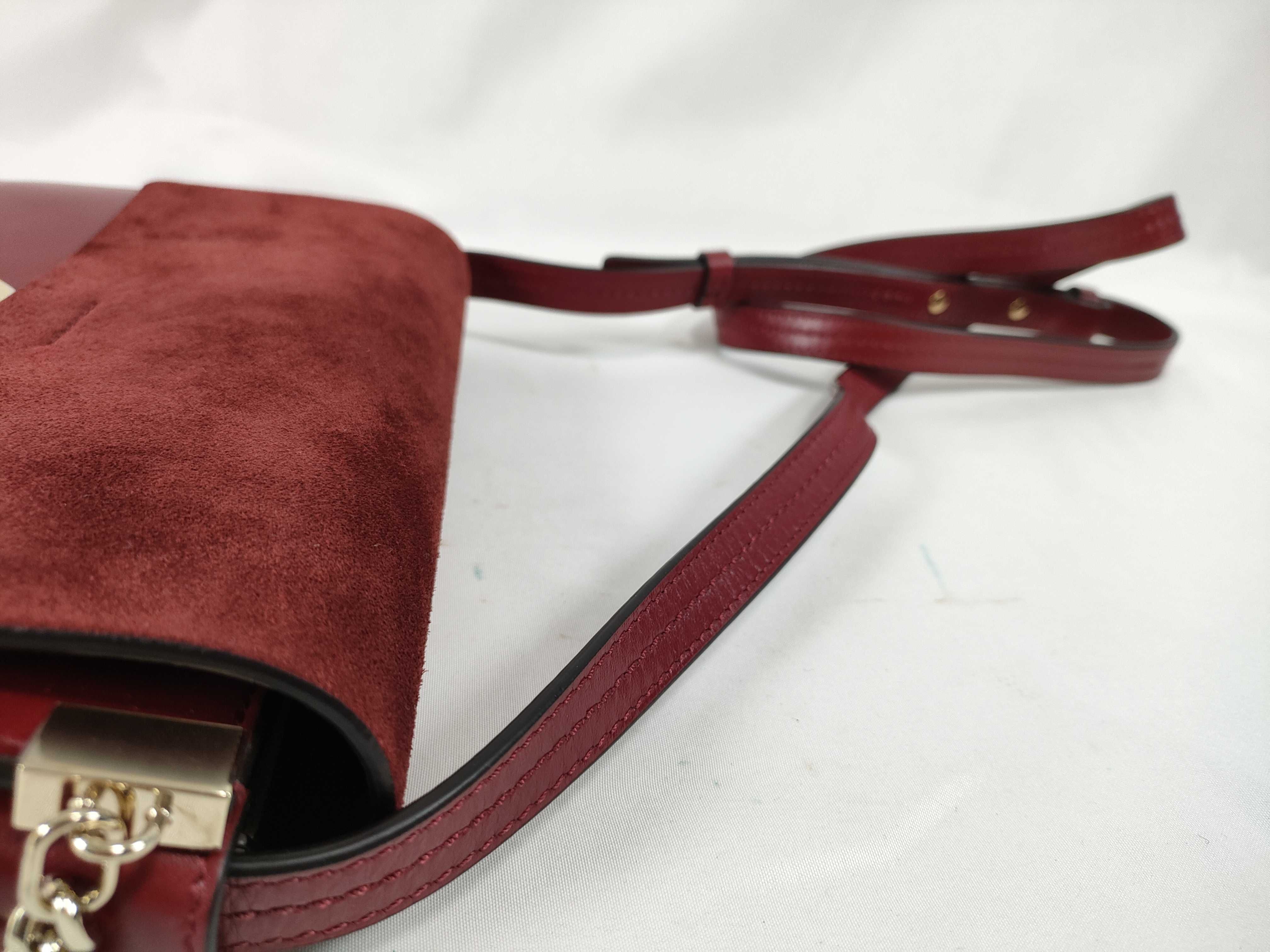 red leather Faye shoulder bag — view 3