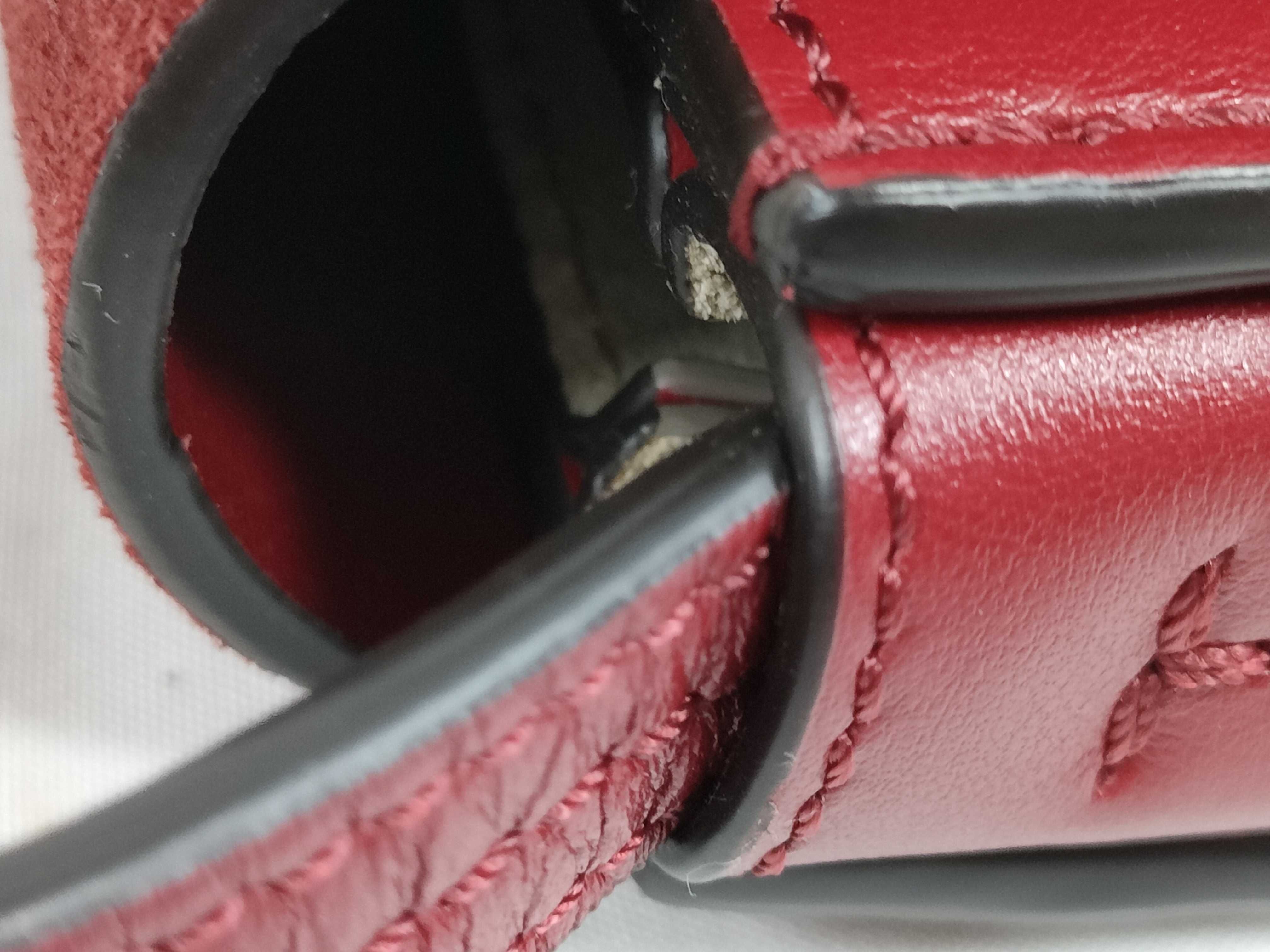 red leather Faye shoulder bag — view 5