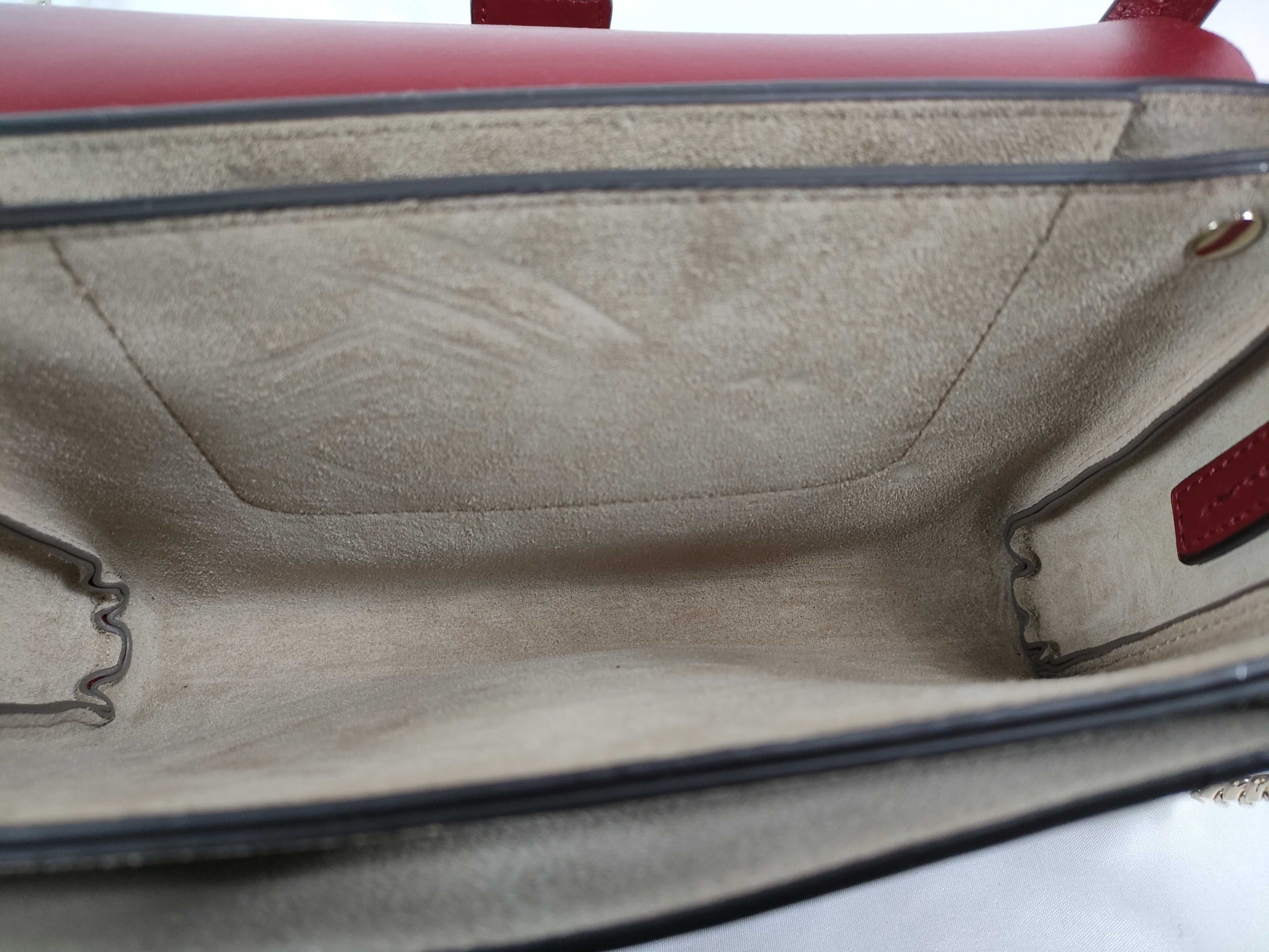 red leather Faye shoulder bag — view 10