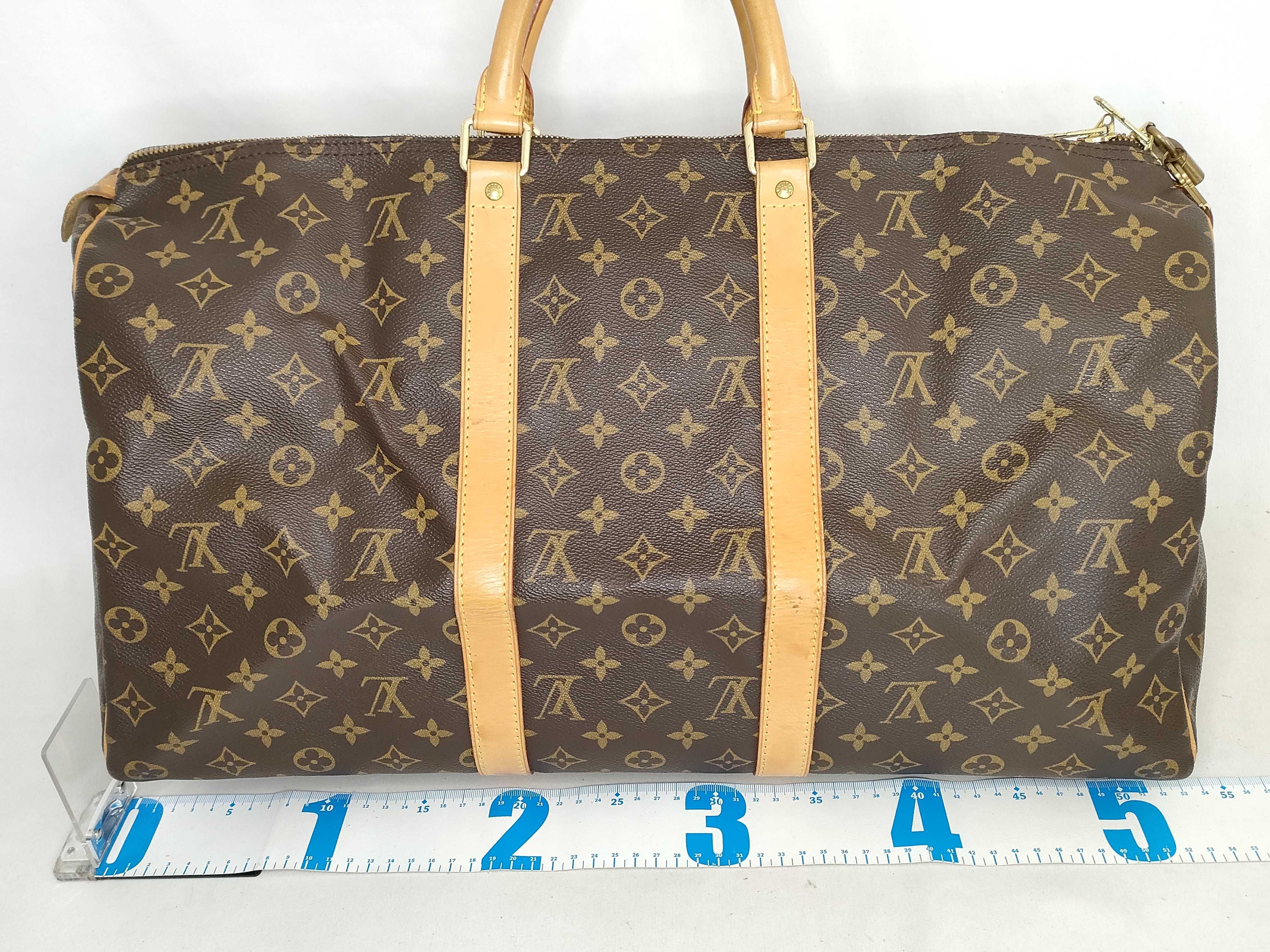 Monogram PH- Keepall Duffle Bag Brown Canvas M41426 Boston Bag — view 2