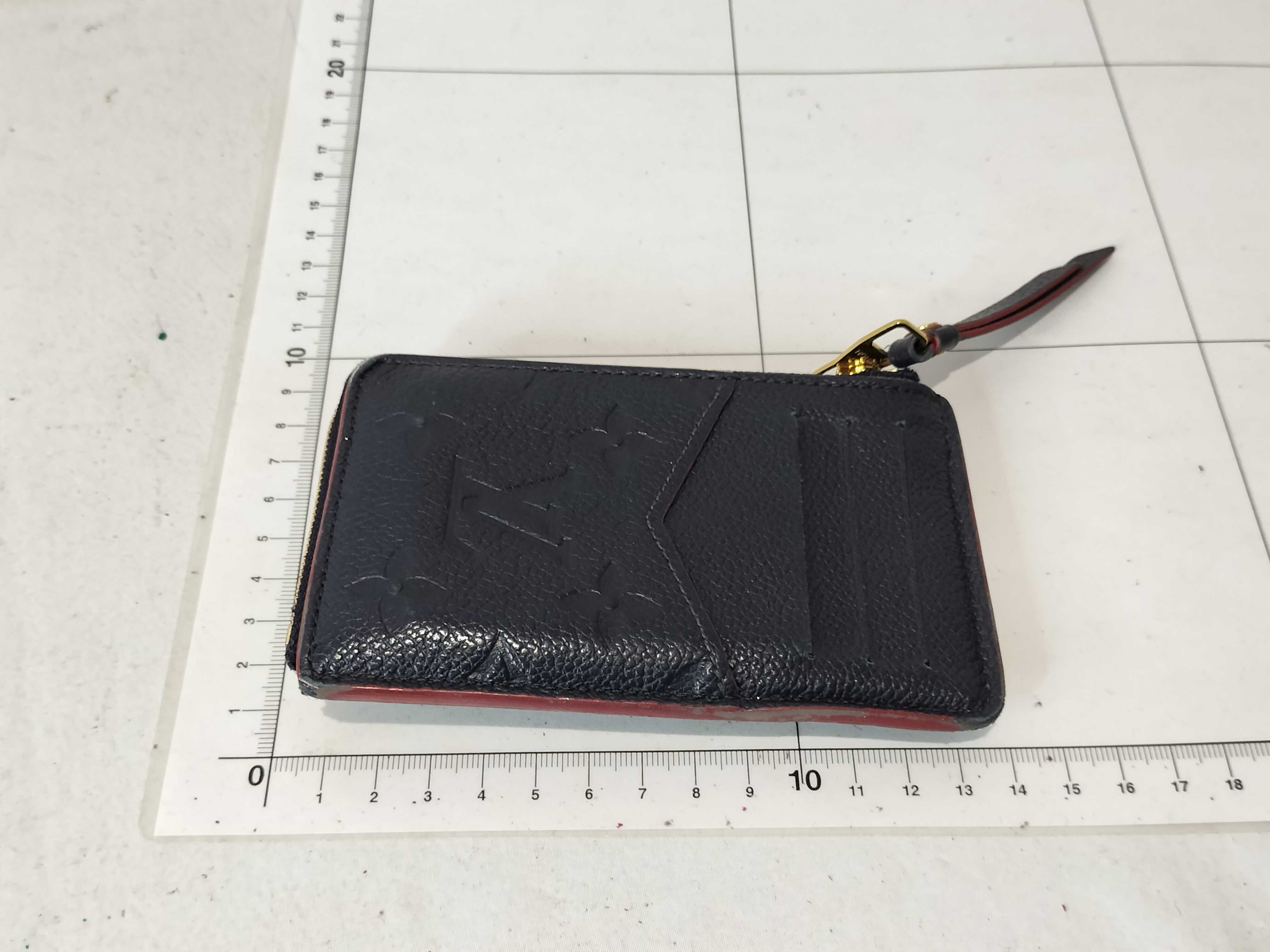 Monogram Carte Rect Verso Coin Case — view 3
