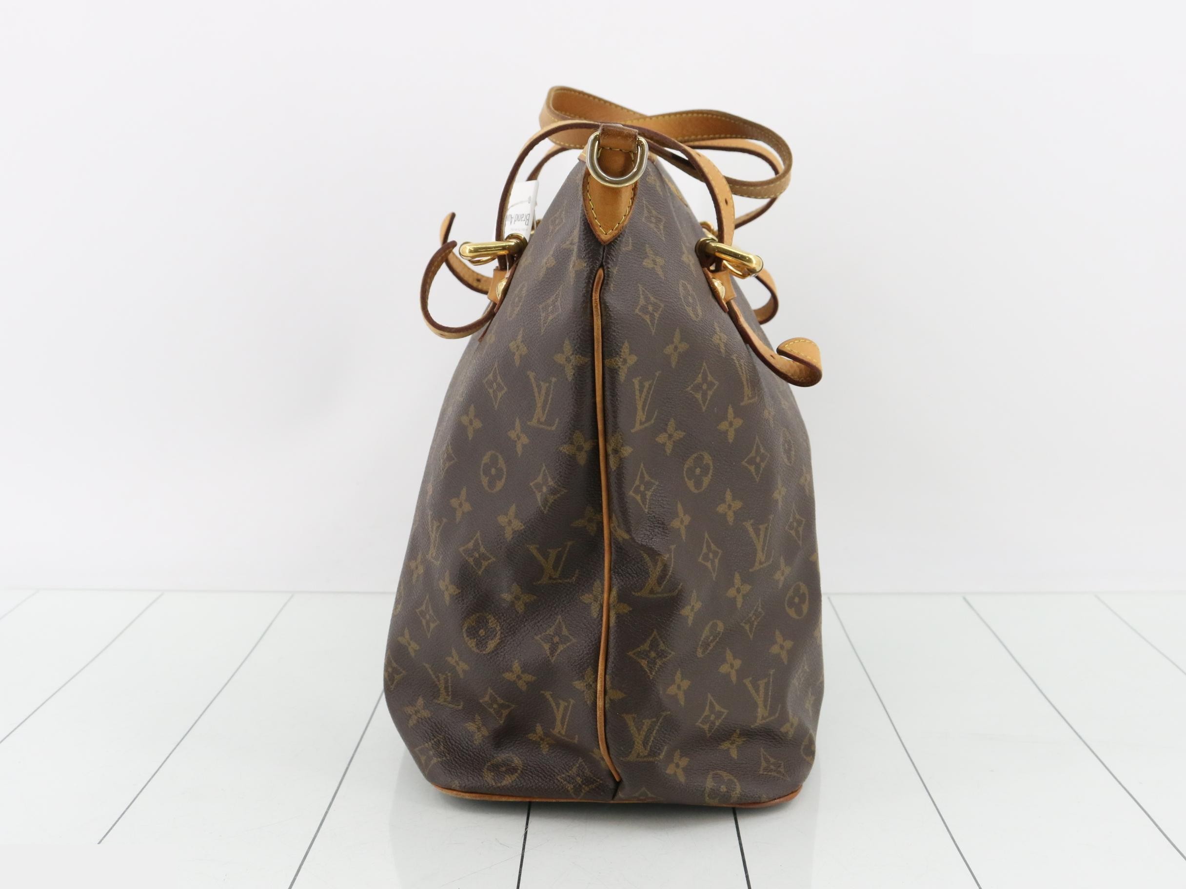 Palermo GM handbag with strap, Monogram, brown. — view 3