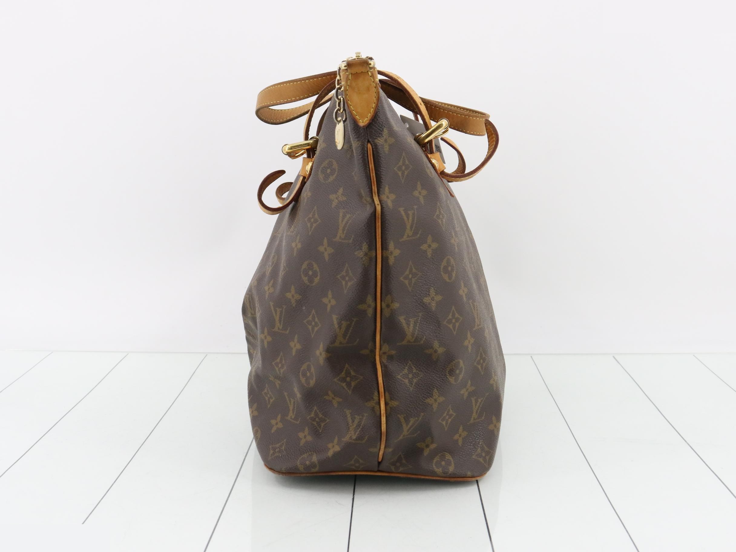 Palermo GM handbag with strap, Monogram, brown. — view 4