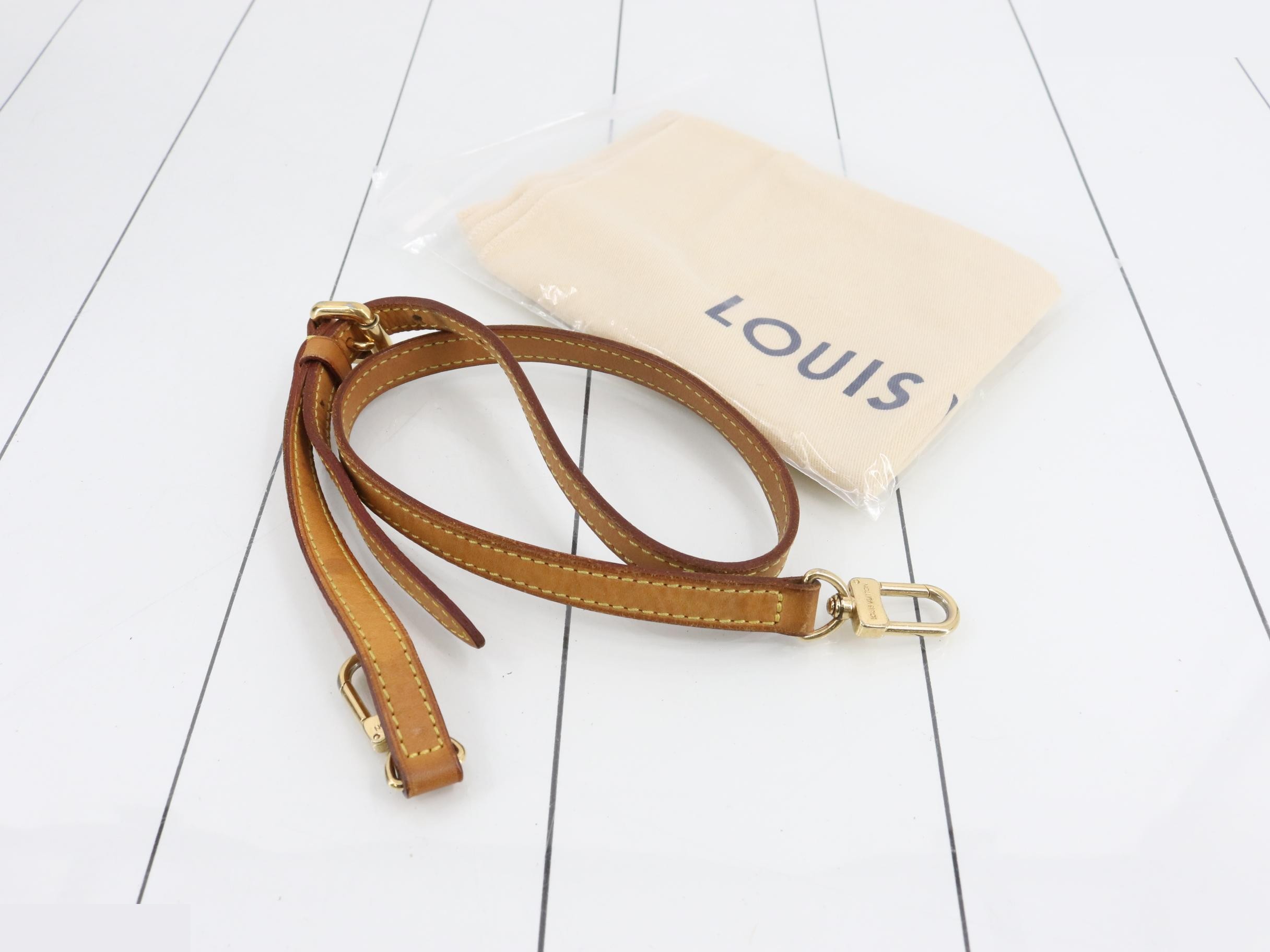 Palermo GM handbag with strap, Monogram, brown. — view 7