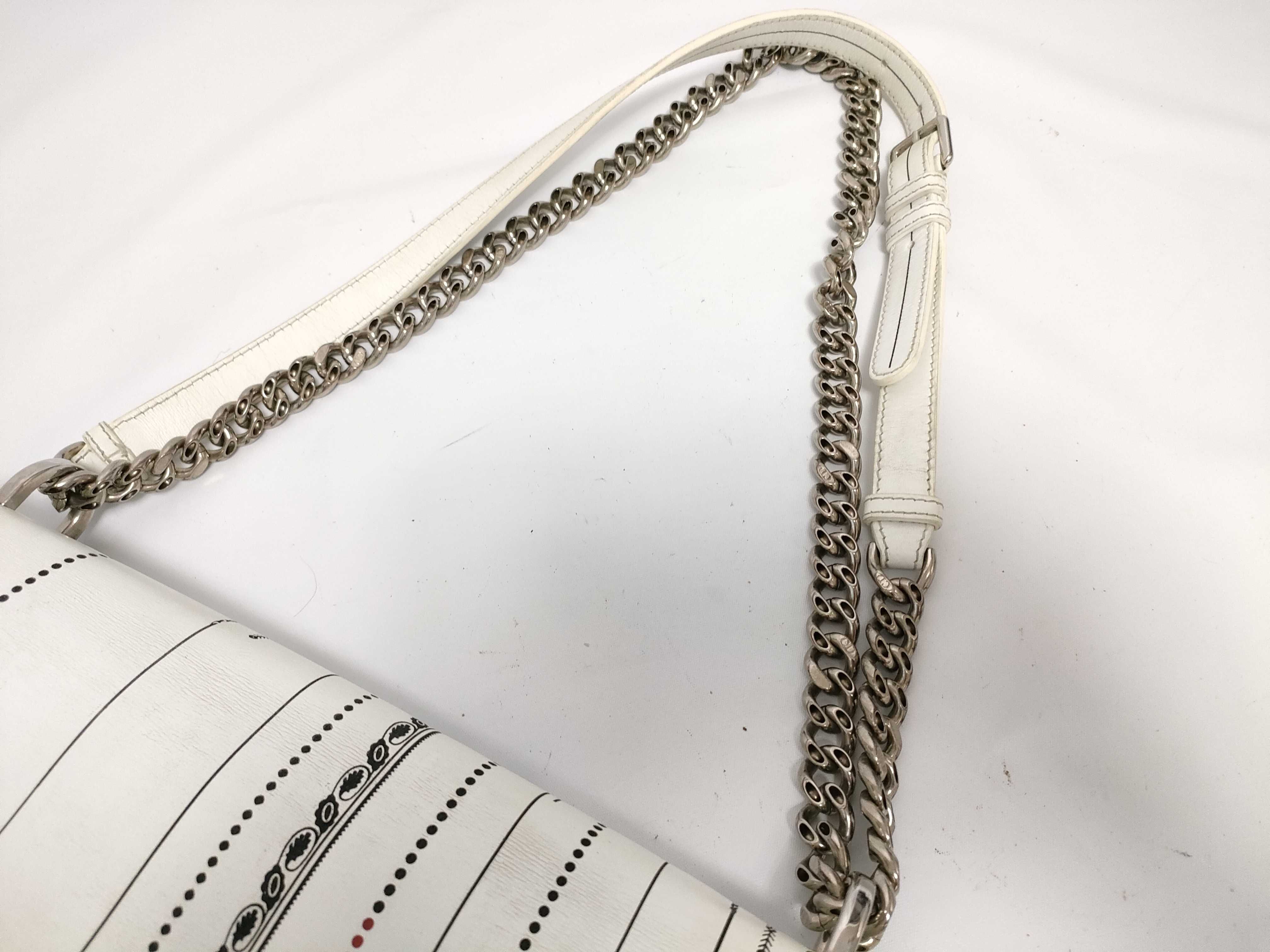 Diorama White Leather 11-MA-0135 Shoulder Bag — view 6