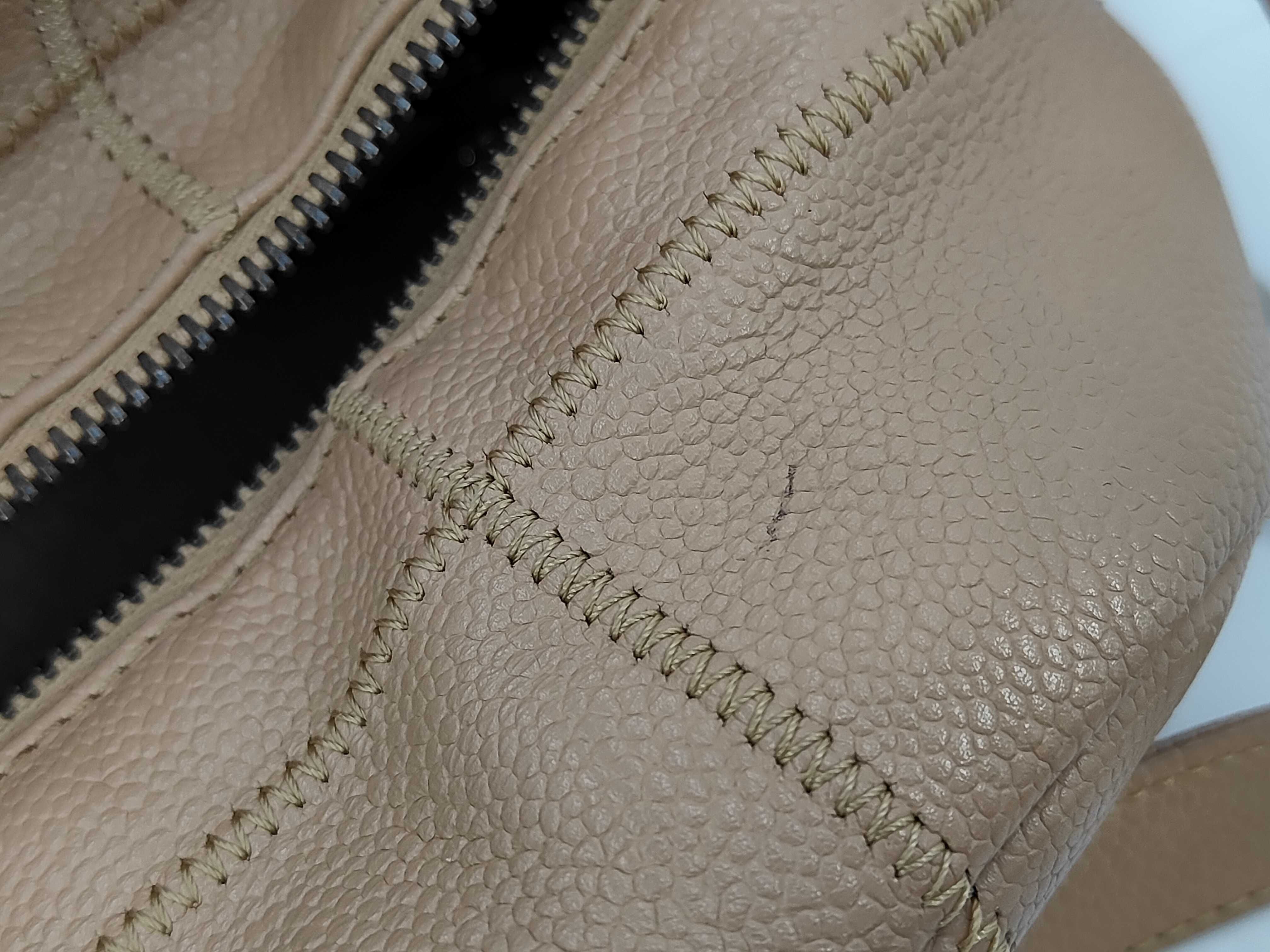 Chocolate Bar Boston Bag, Beige Handbag — view 11