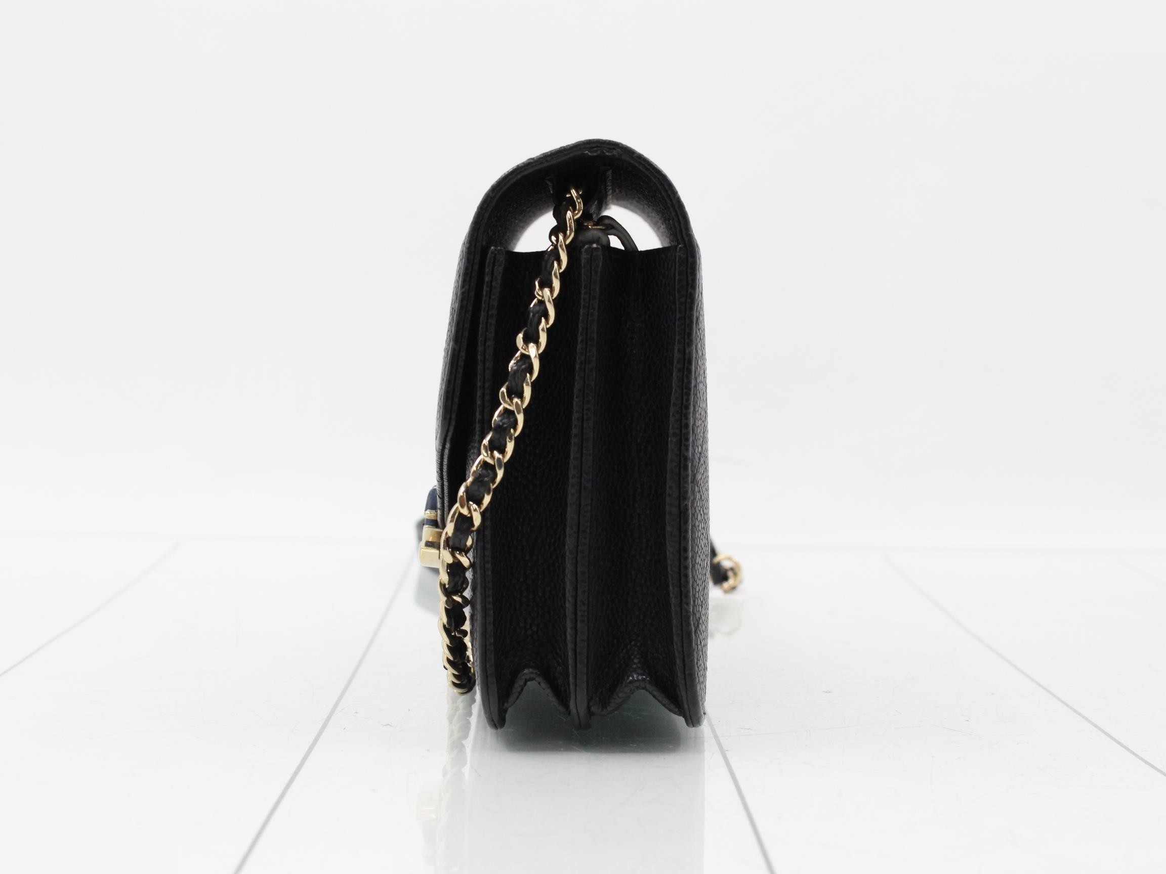 Caviar leather (bag) - Shoulder bag, black, item number 25 — view 3