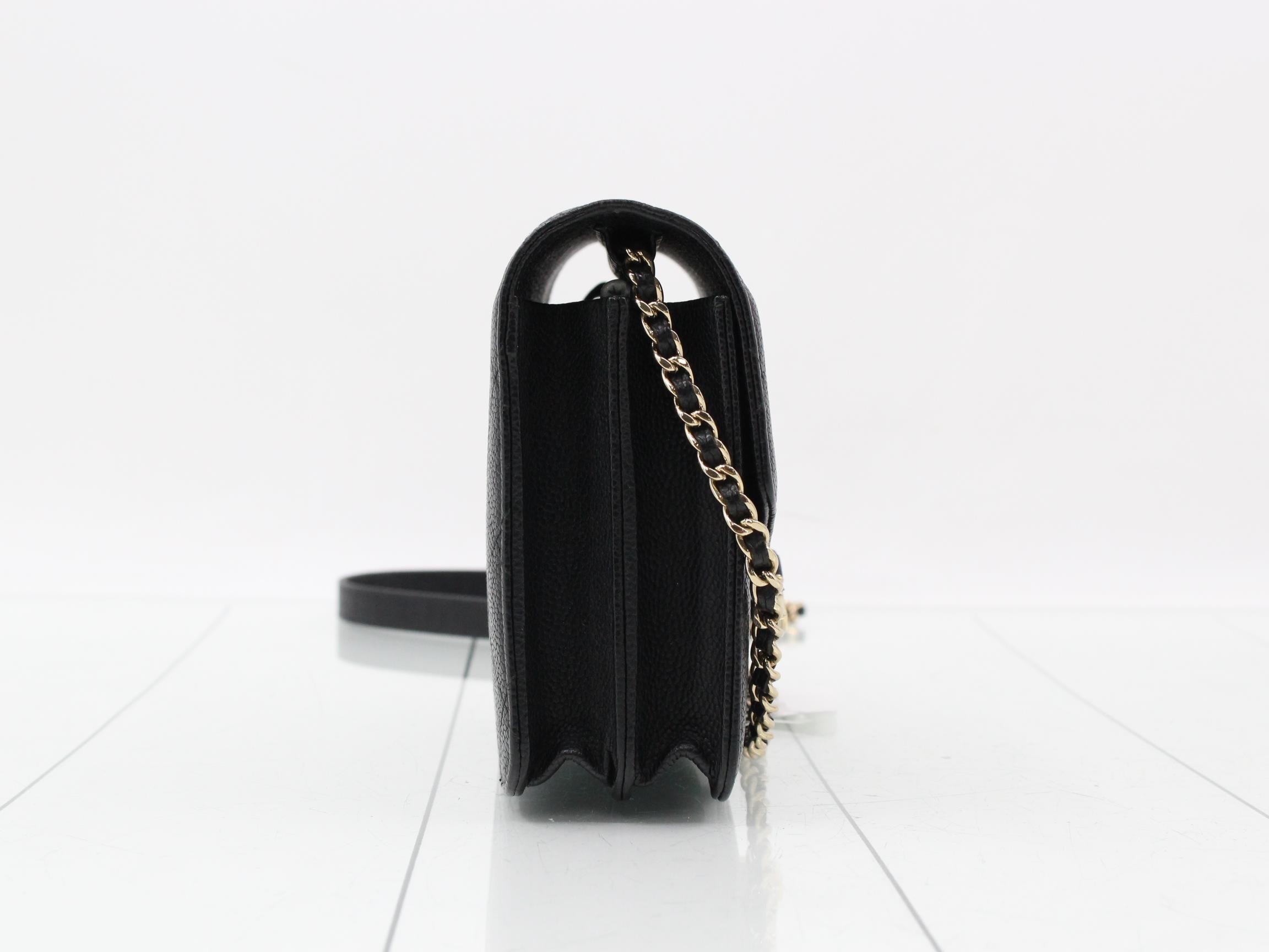 Caviar leather (bag) - Shoulder bag, black, item number 25 — view 4