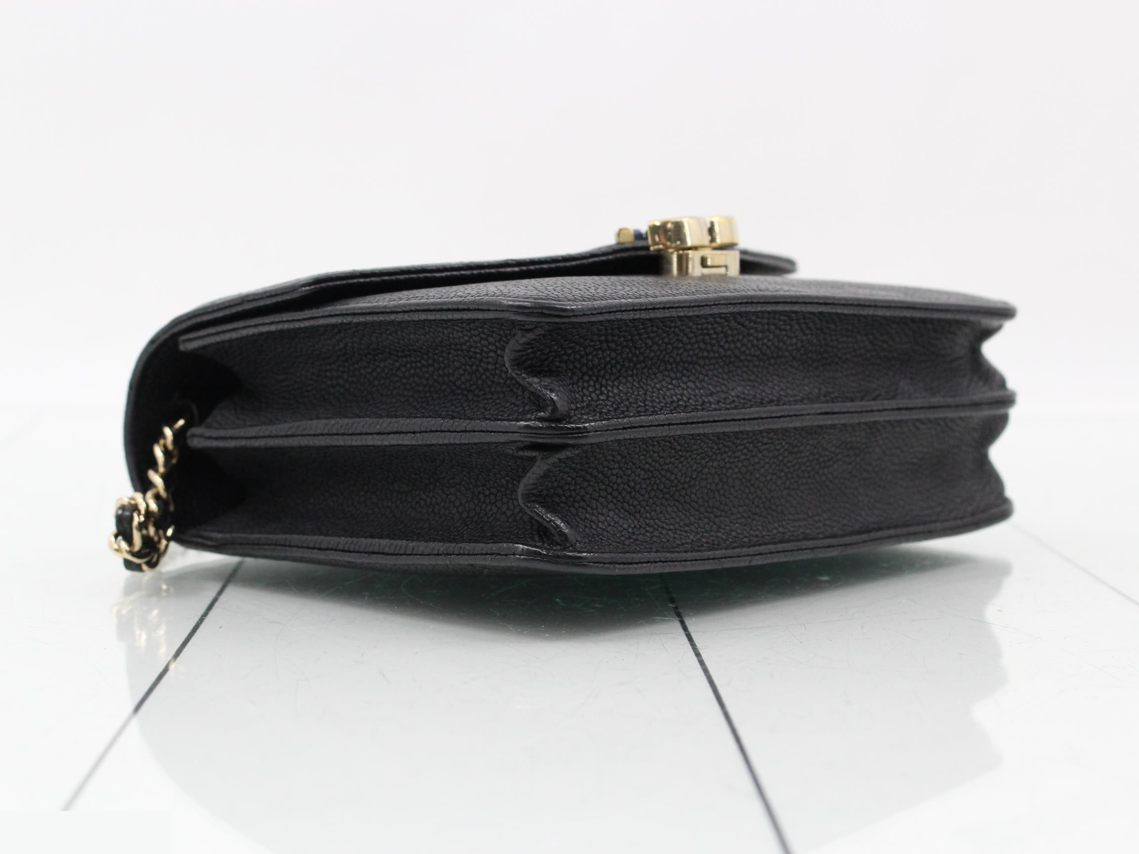 Caviar leather (bag) - Shoulder bag, black, item number 25 — view 5