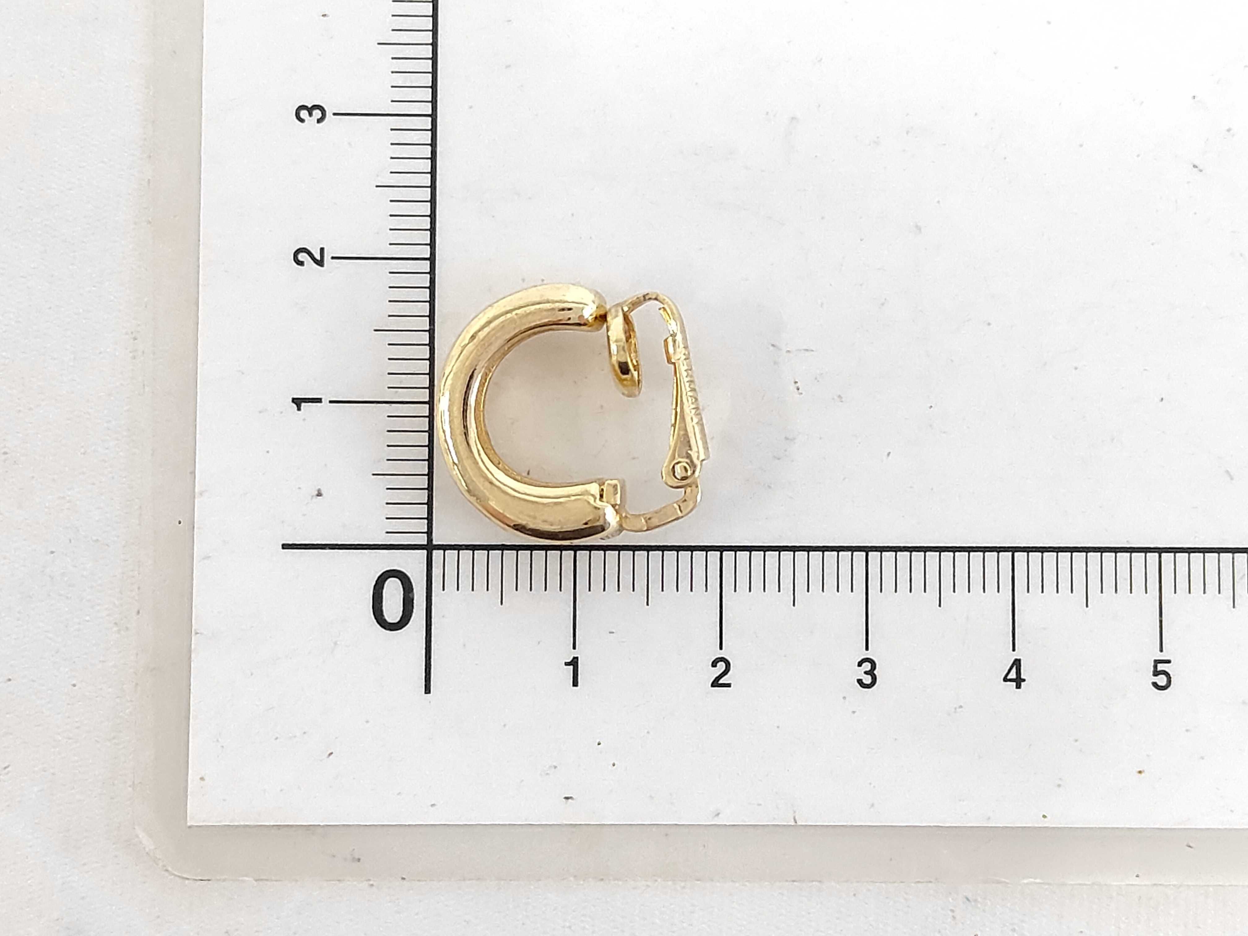 Rhinestone C Motif Earrings — view 4