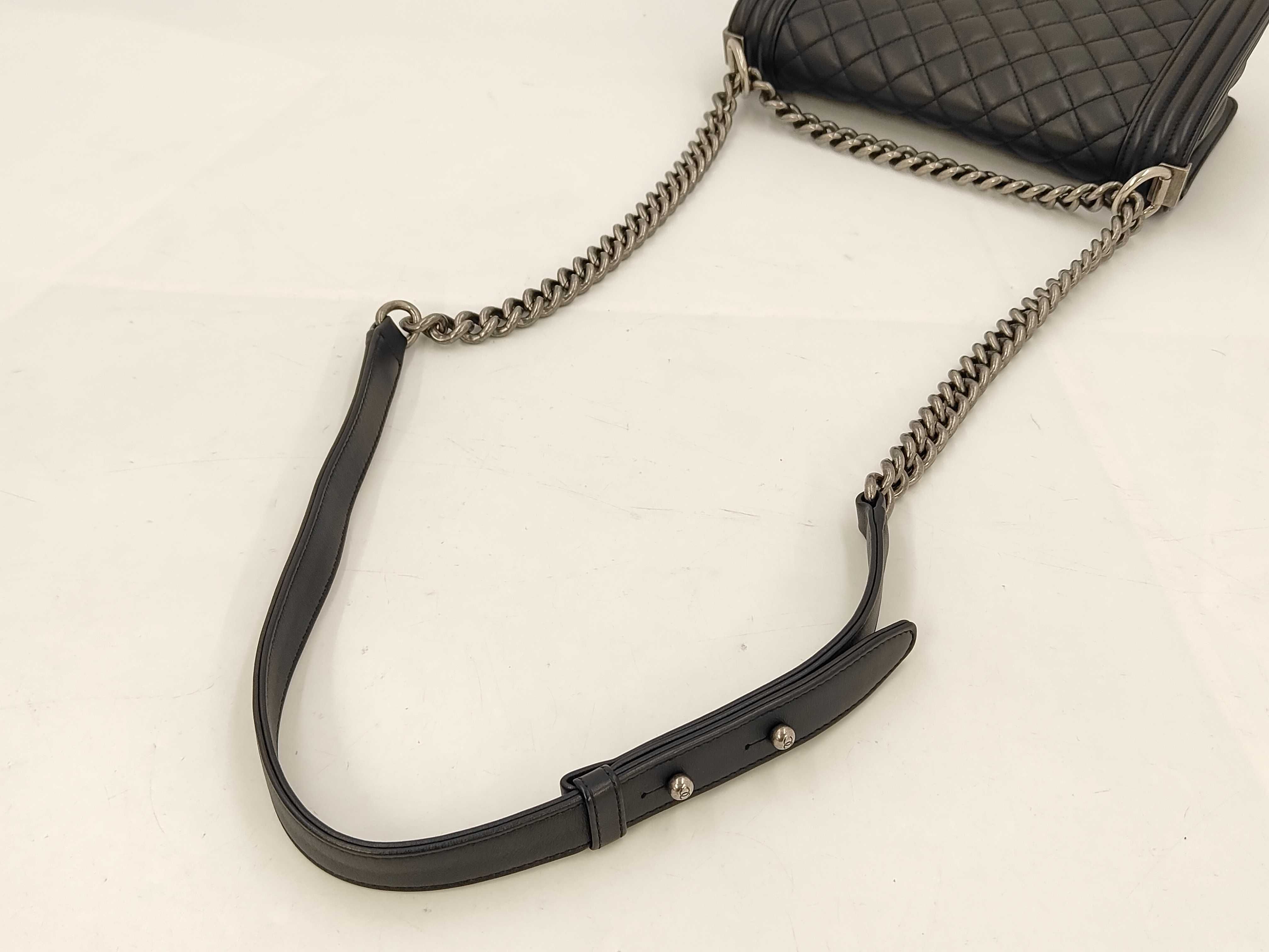 Boy Chanel Matelassé Lambskin Shoulder Bag — view 3