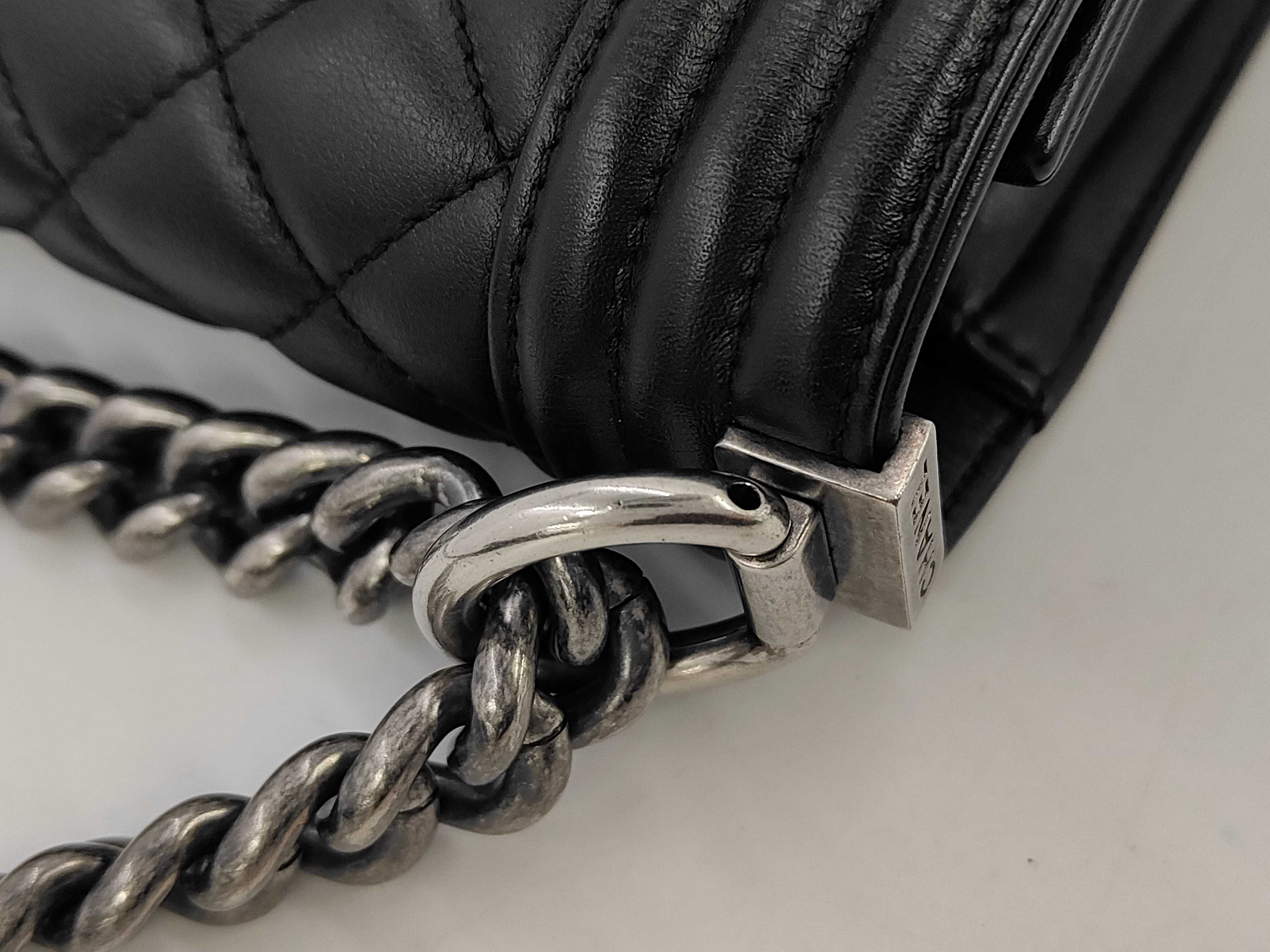 Boy Chanel Matelassé Lambskin Shoulder Bag — view 6