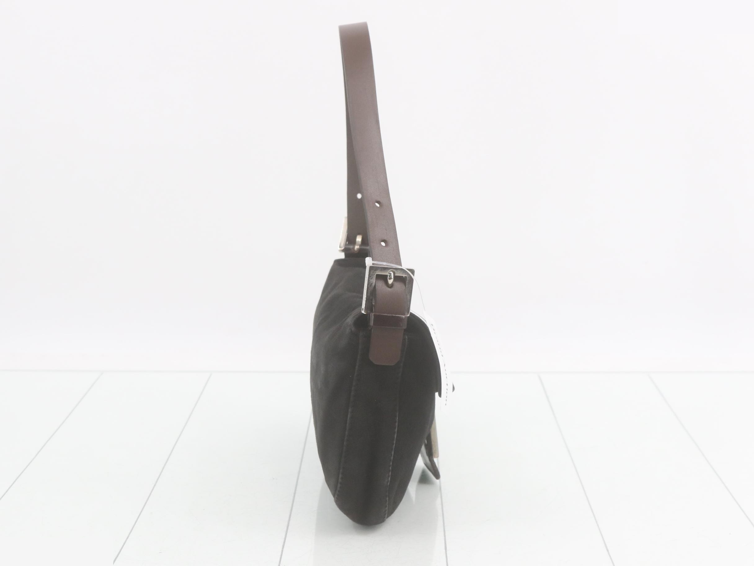Mamma Bucket Suede Black Shoulder Bag — view 4
