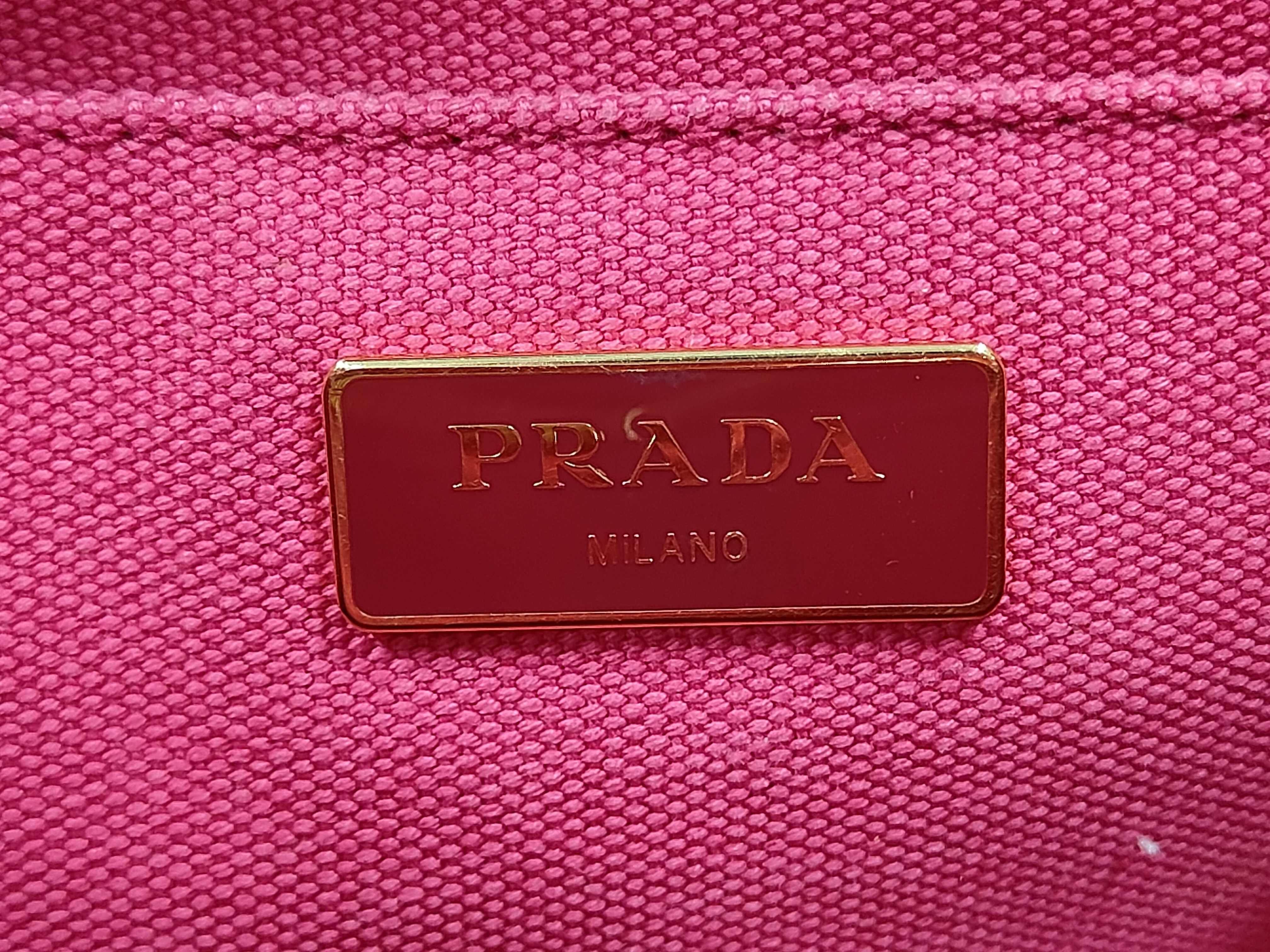 2-way canvas handbag, pink, BN2642, with guarantee card. — view 8