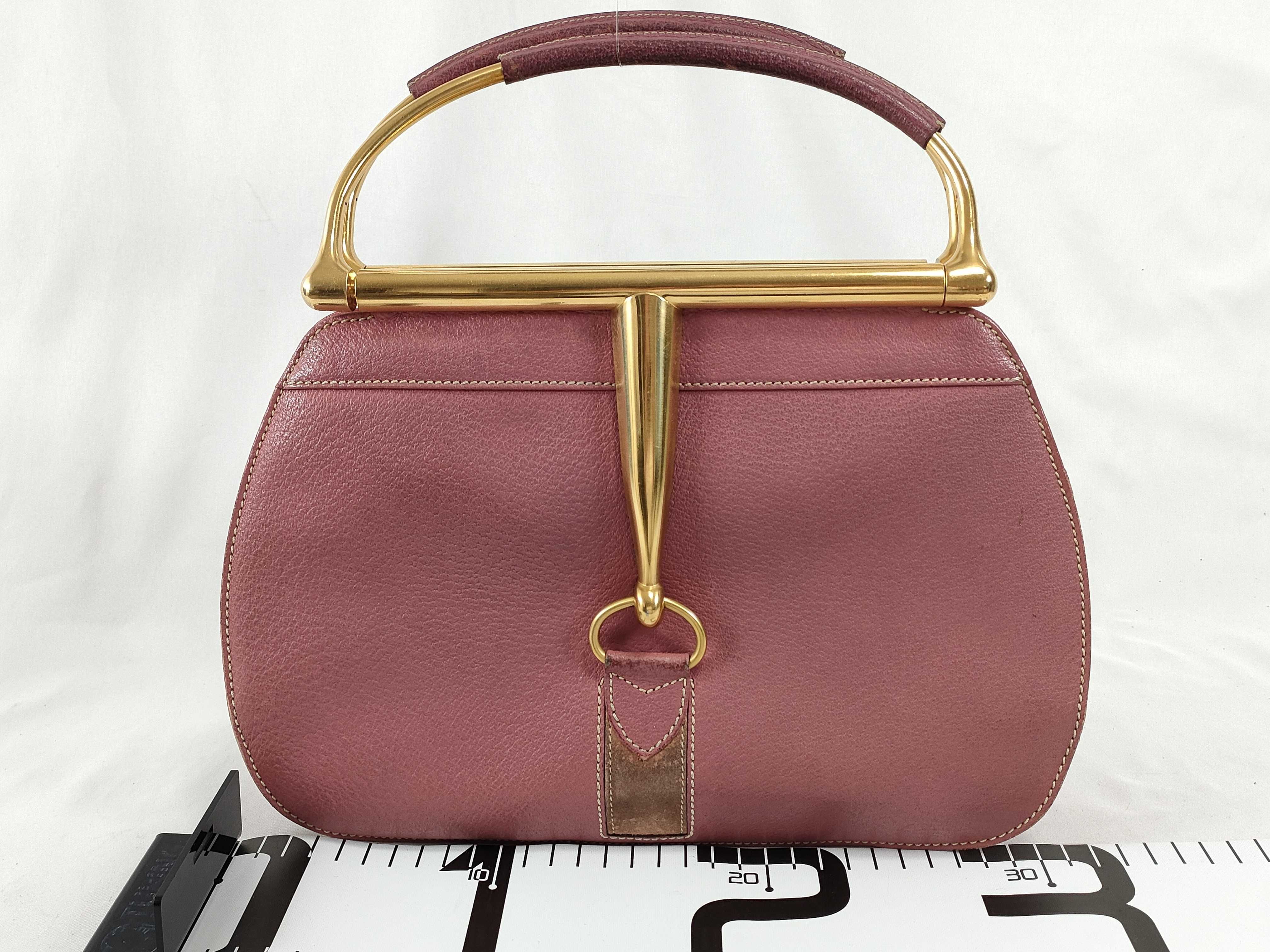 Horsebit Leather Pink Handbag — view 2